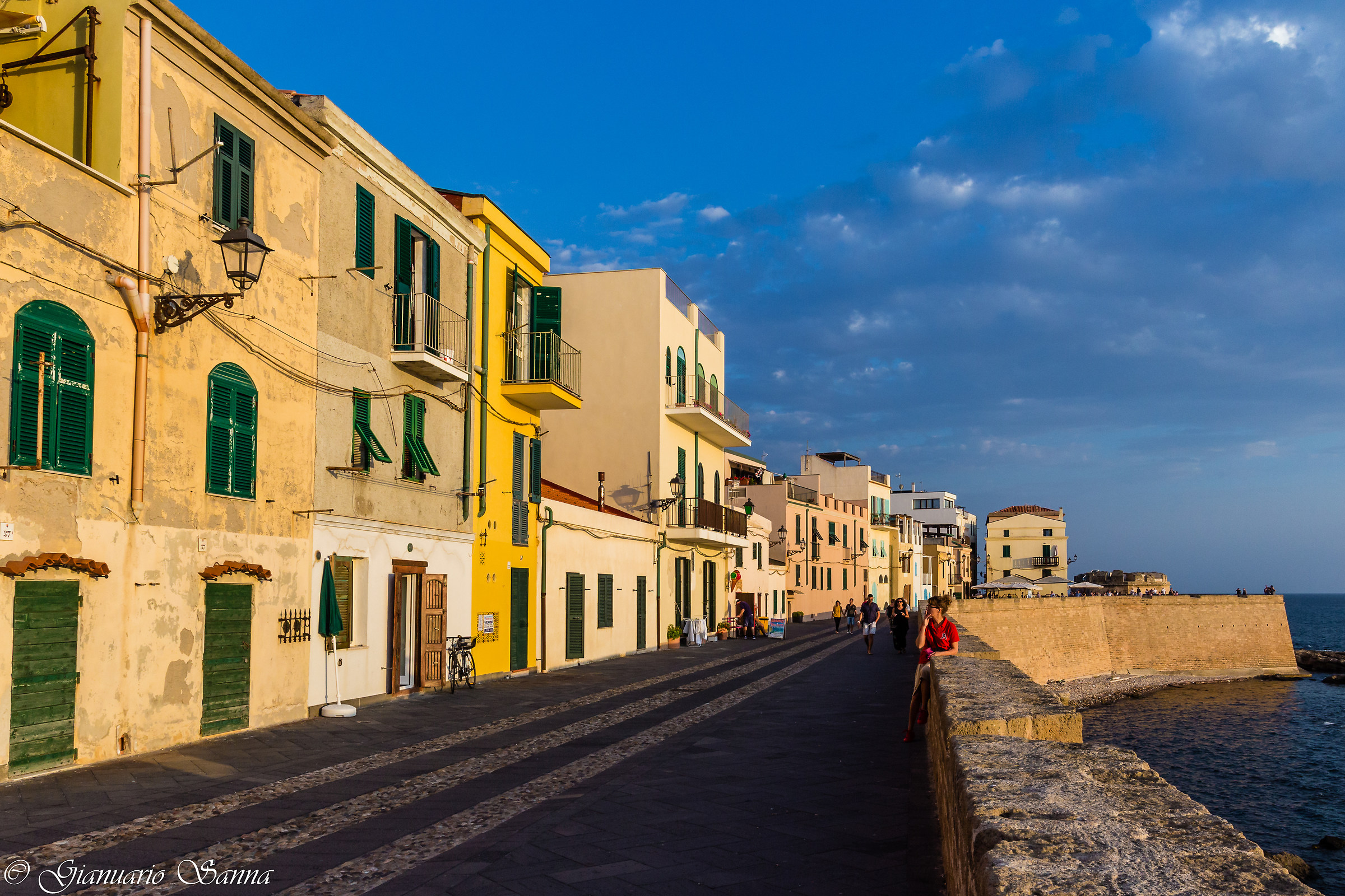 Sui bastioni di Alghero