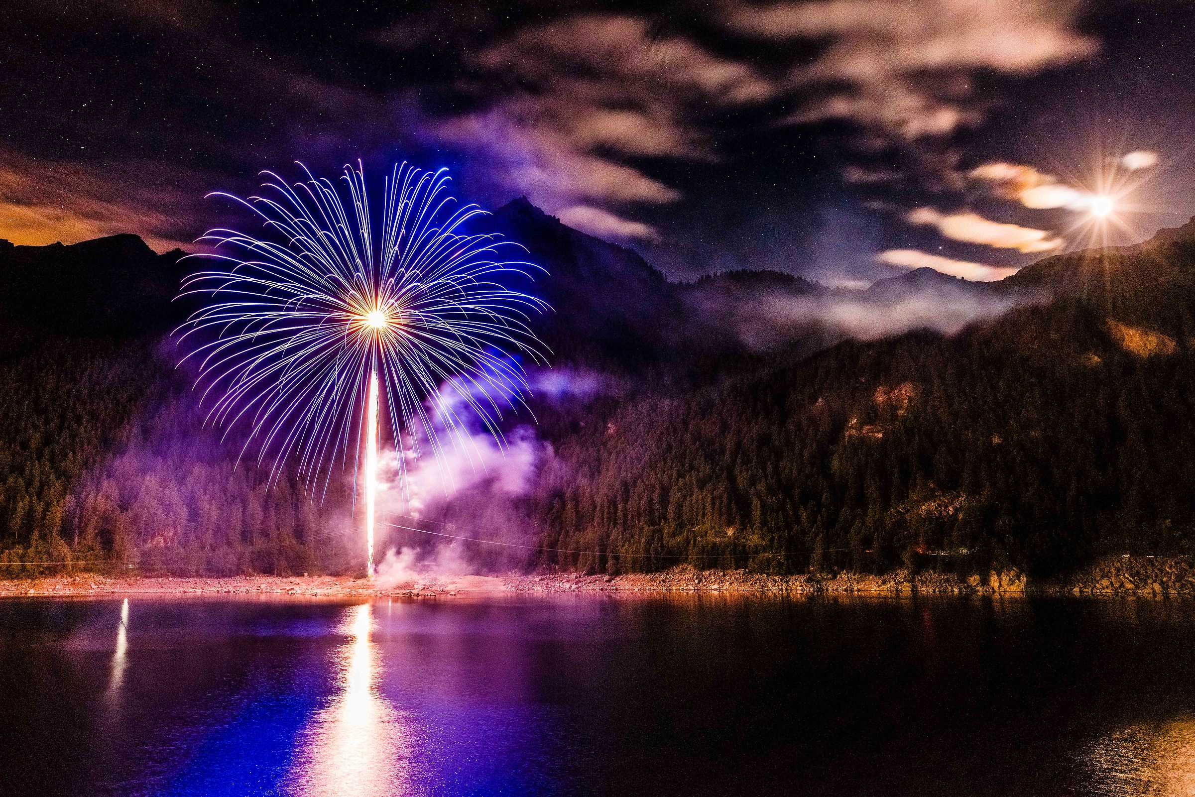 Fireworks on The Lake