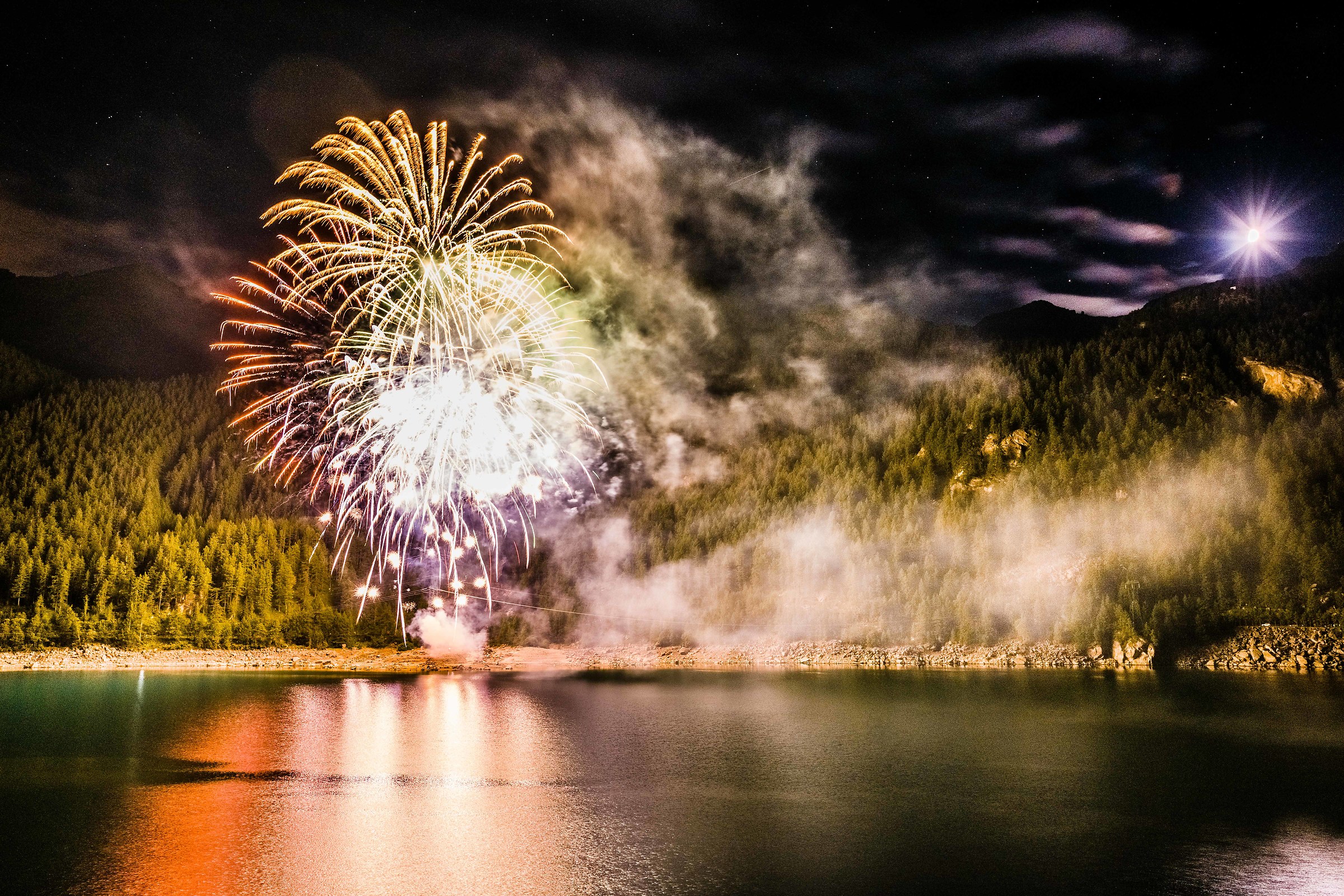 Fireworks on The Lake 2