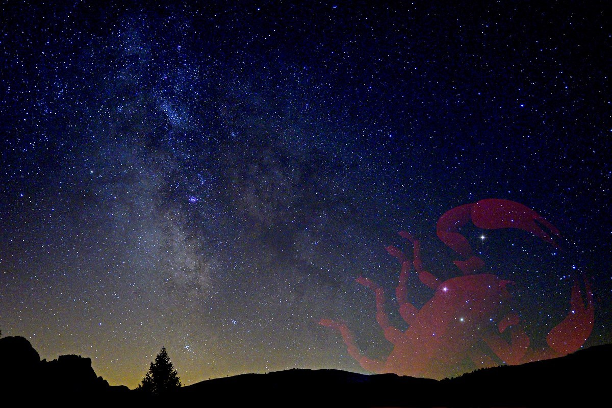 Scorpio which is accompanied by Mars and Saturn