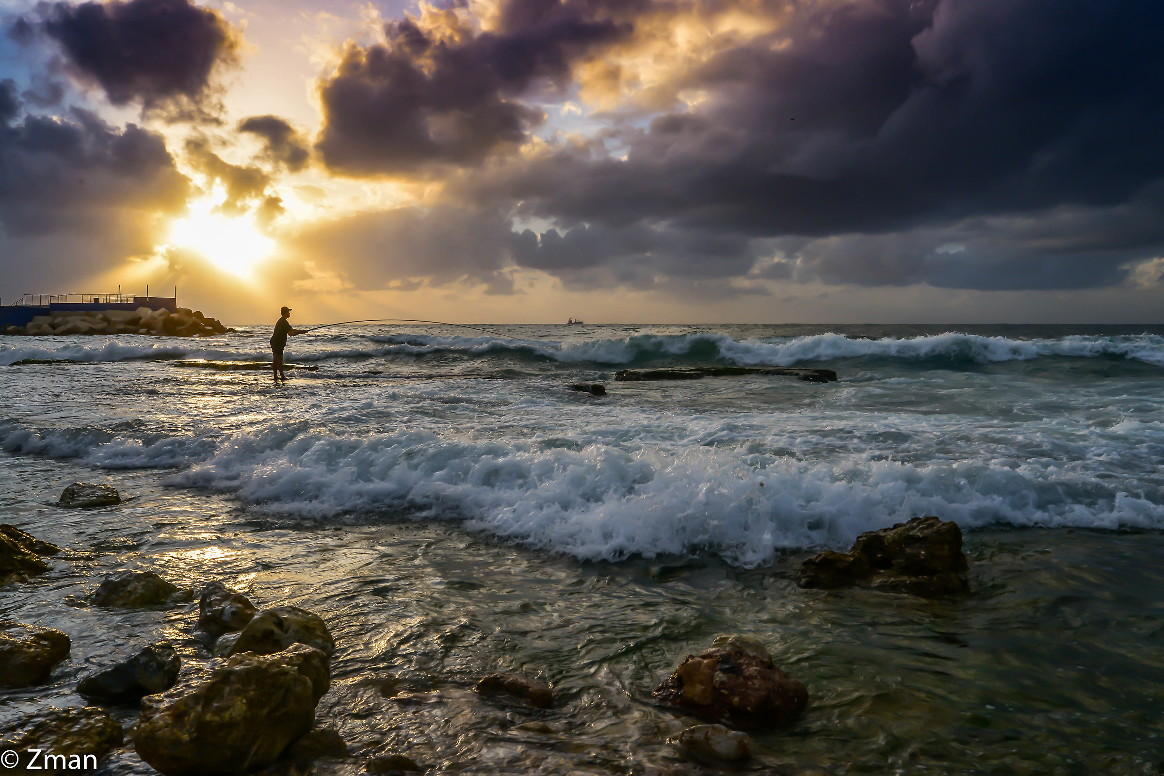 Al Manarah spiaggia al tramonto