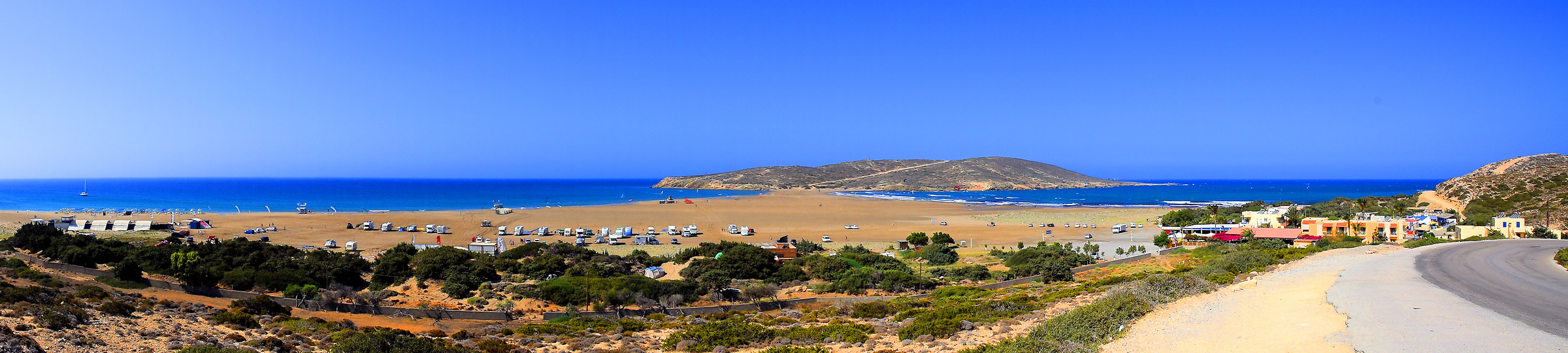 Prasonissi (the meeting of the two seas)