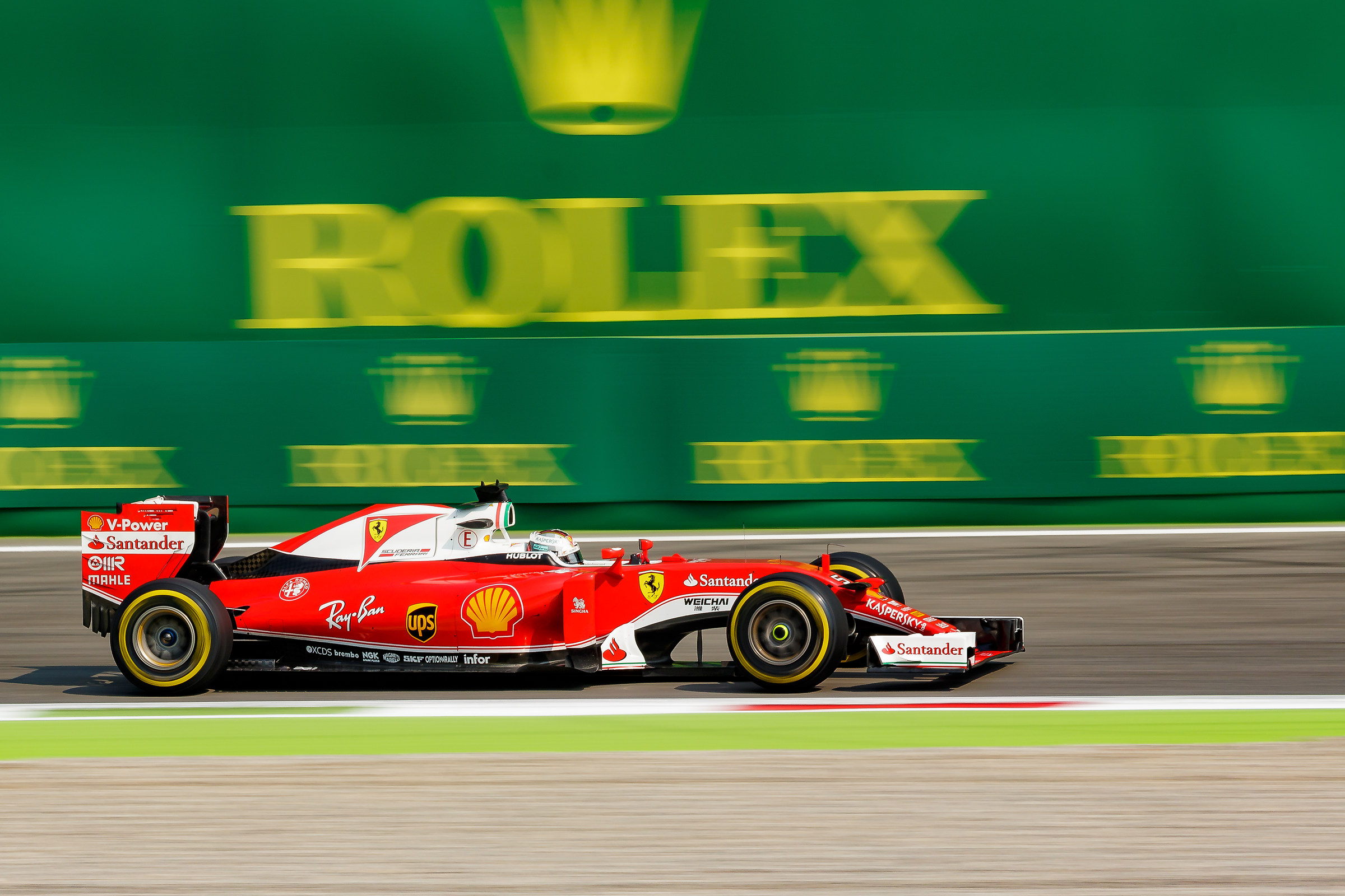 Sebastian Vettel at the Ascari