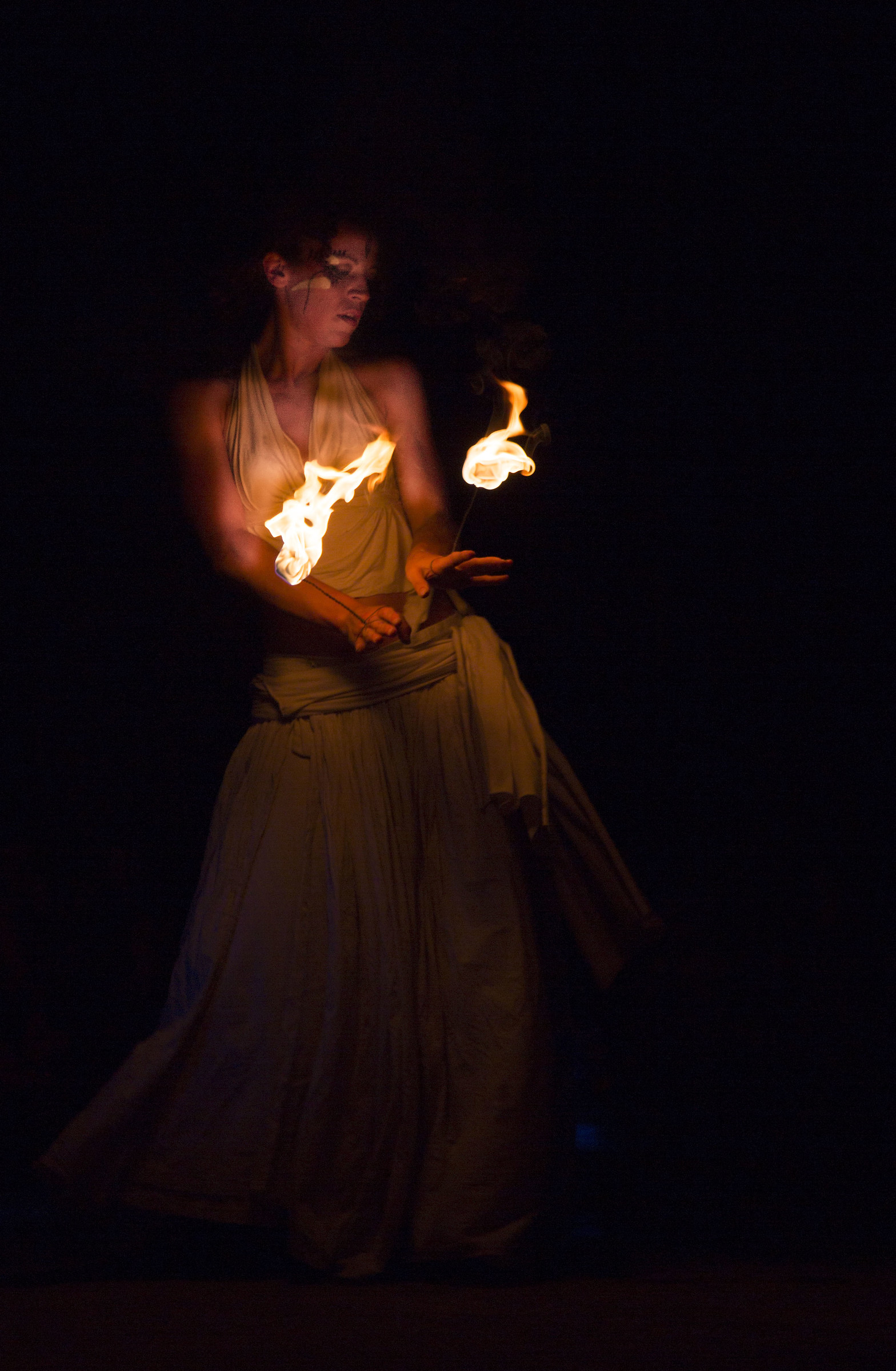 The fire dance