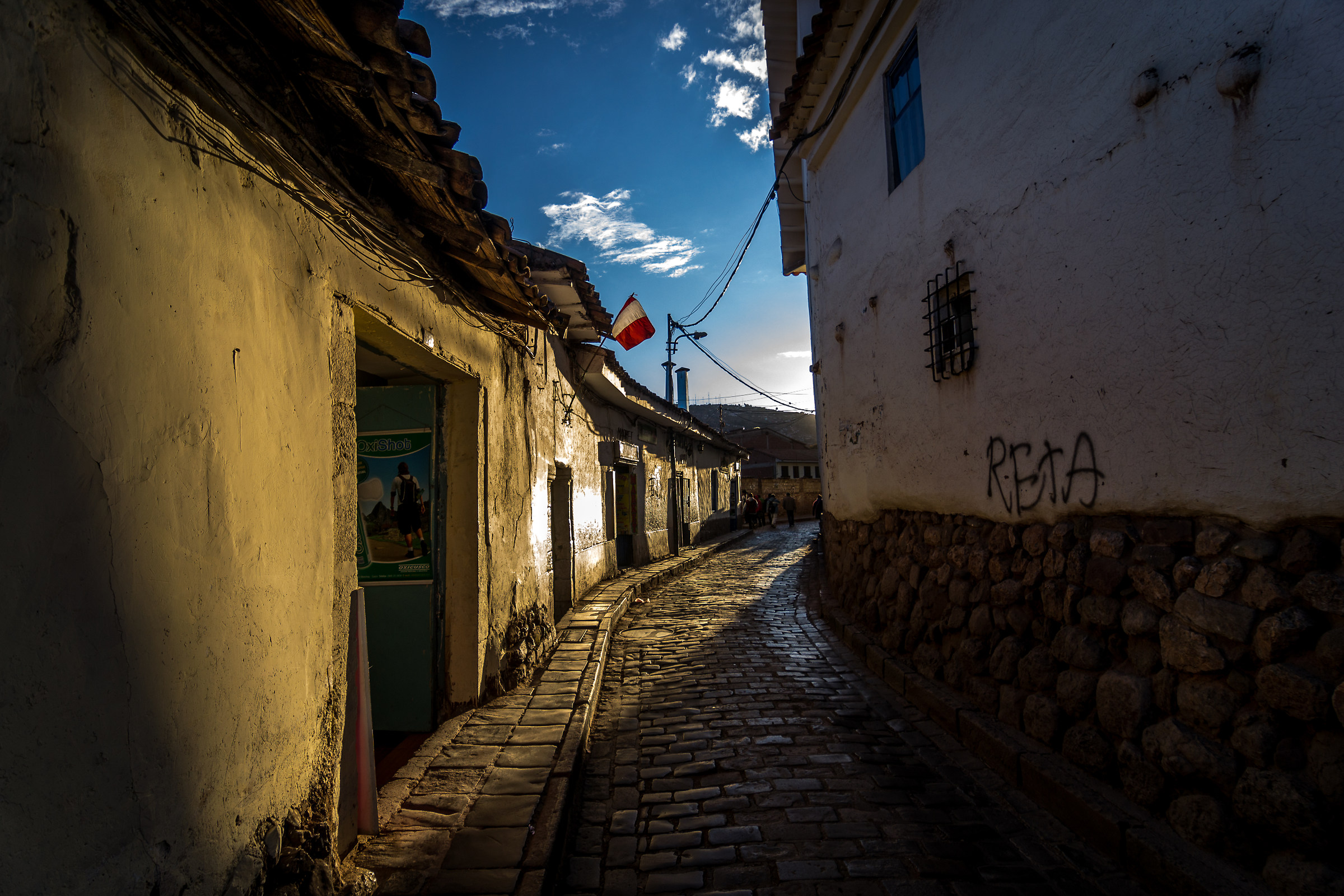 The streets of the history