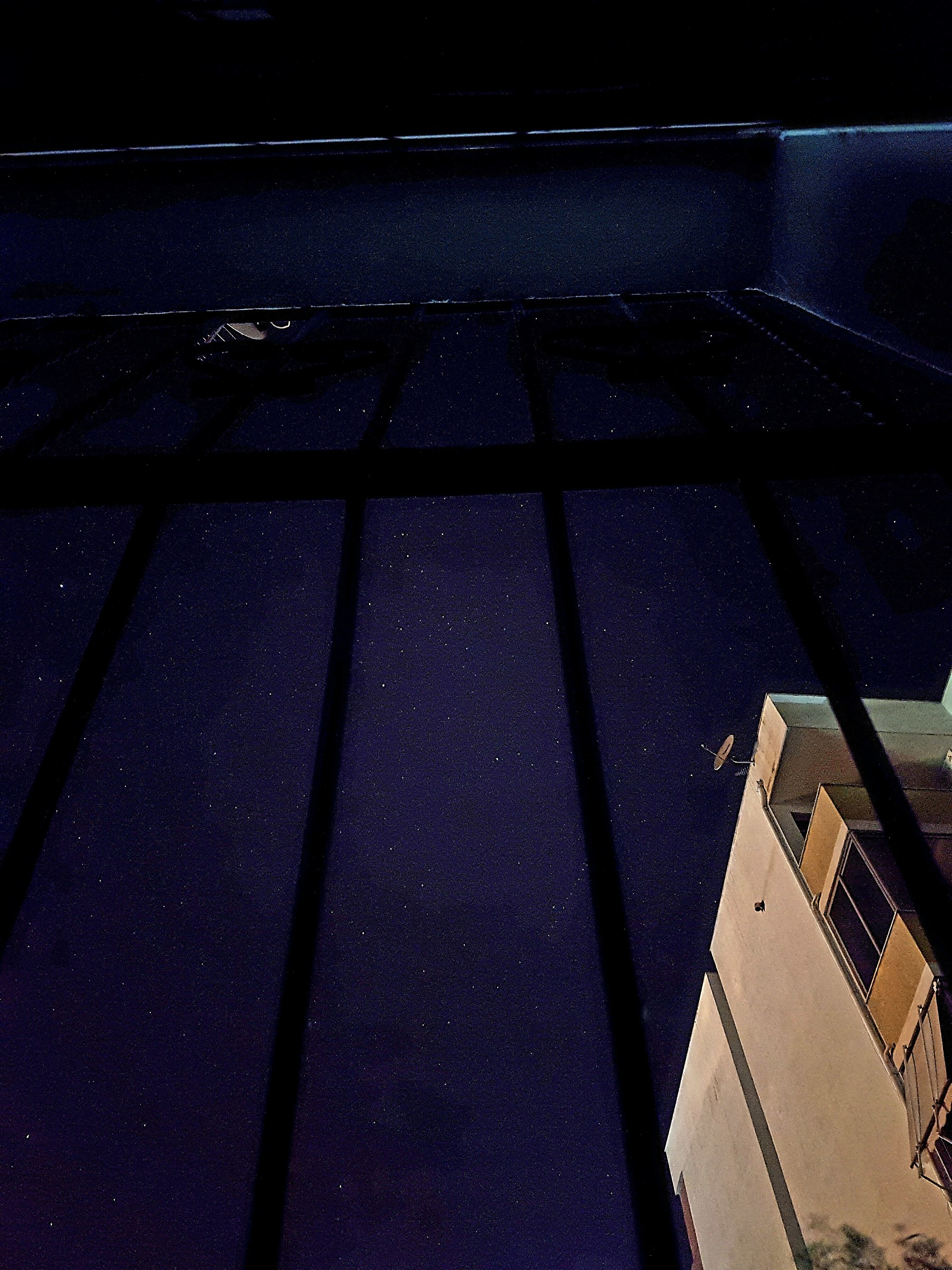 Looking out the window