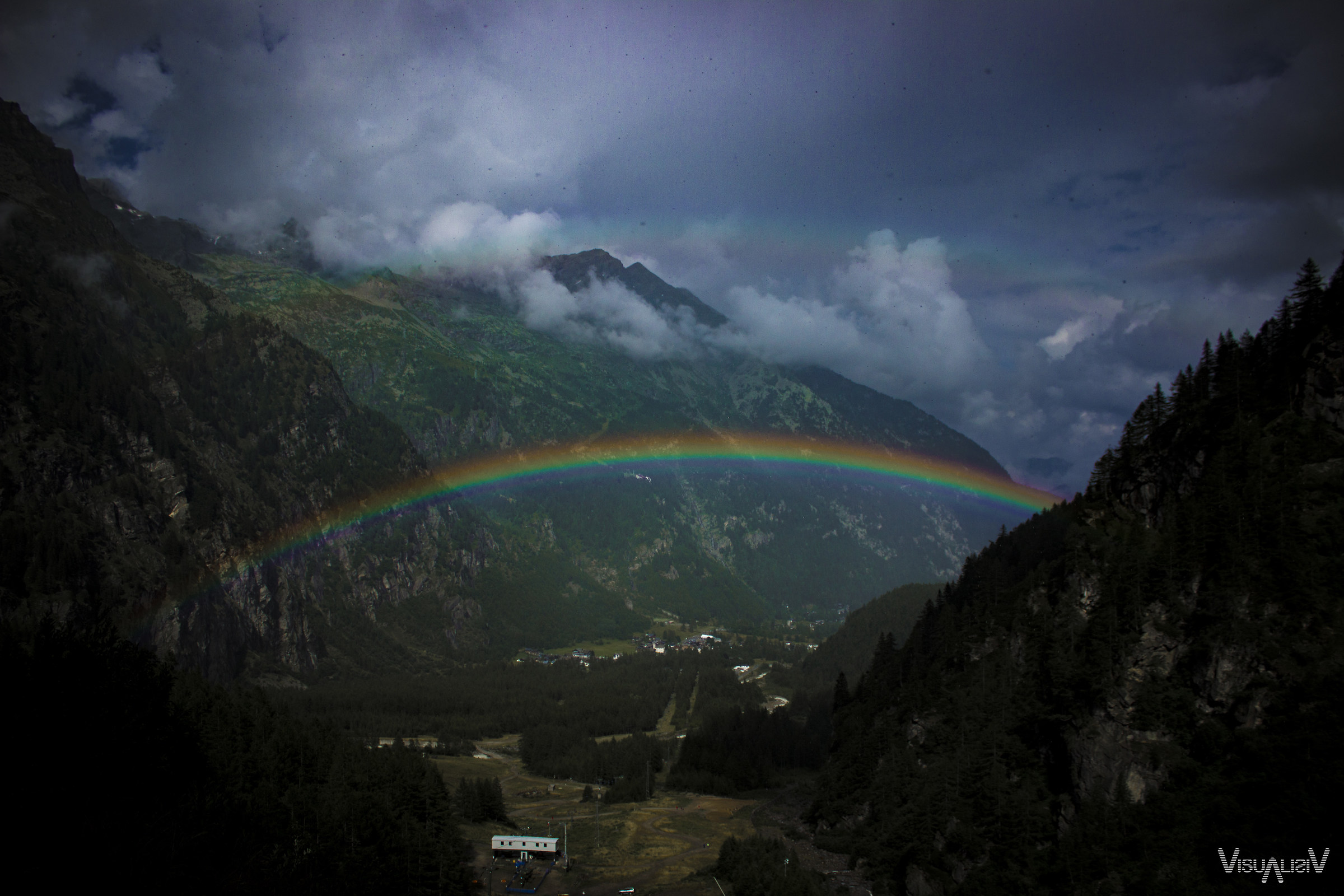 Arcobaleno Alpino Dal Monte Rosa