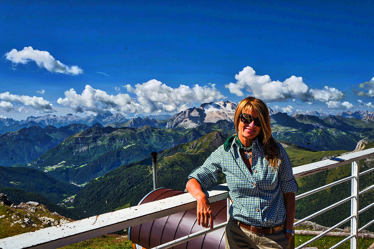 verso la Marmolada...
