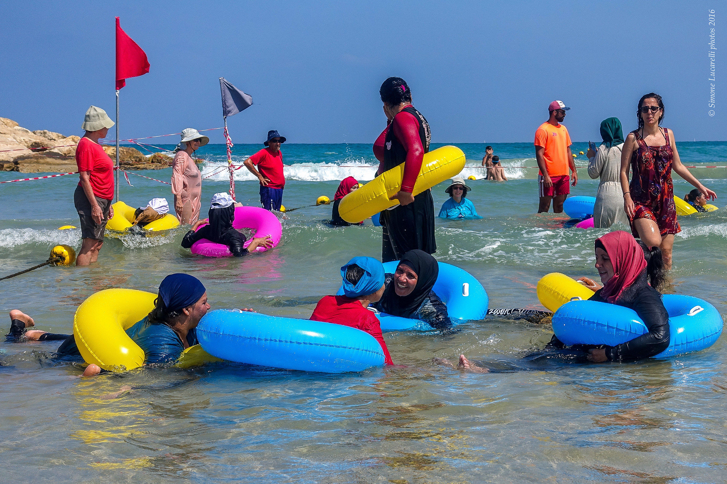 The first bath in their life