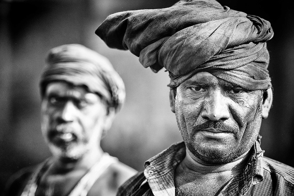 Minatori di carbone distretto Dhanbad