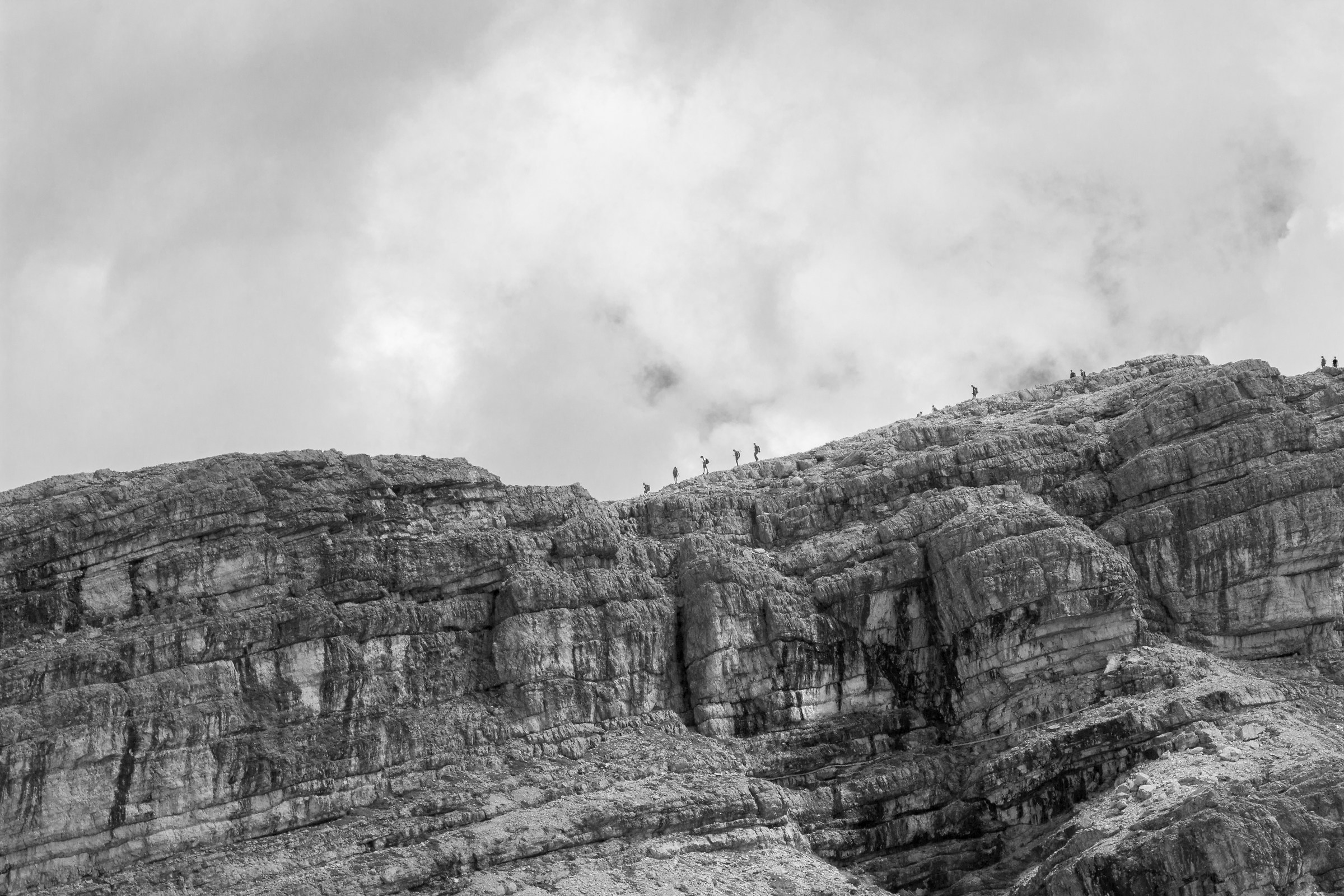 On the way to the crest