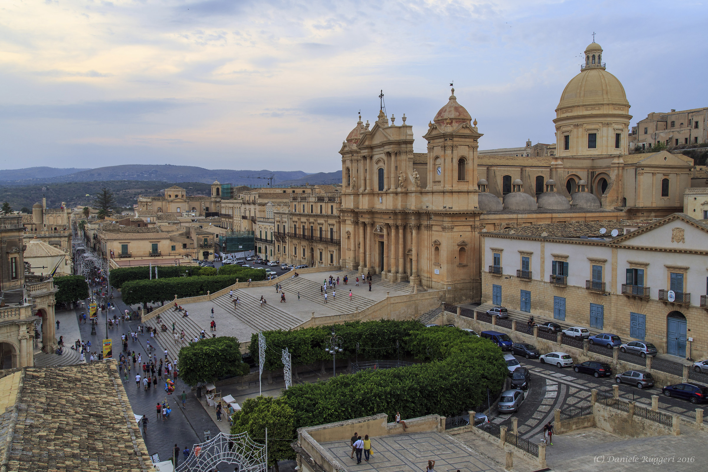 Vista su Noto