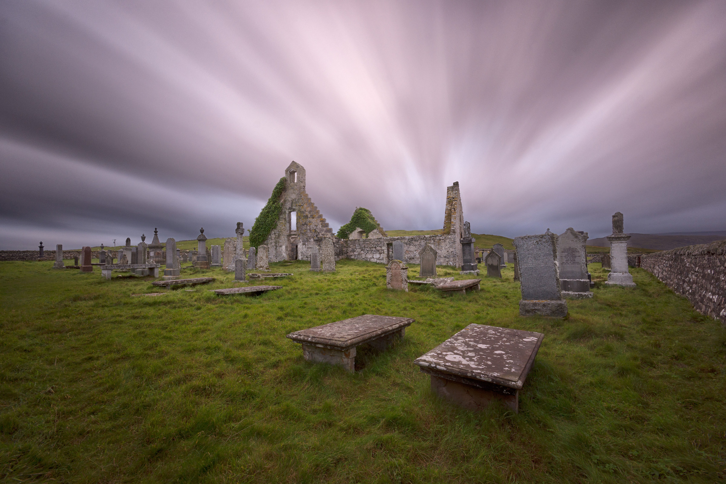 Gothic Cemetery in Durness