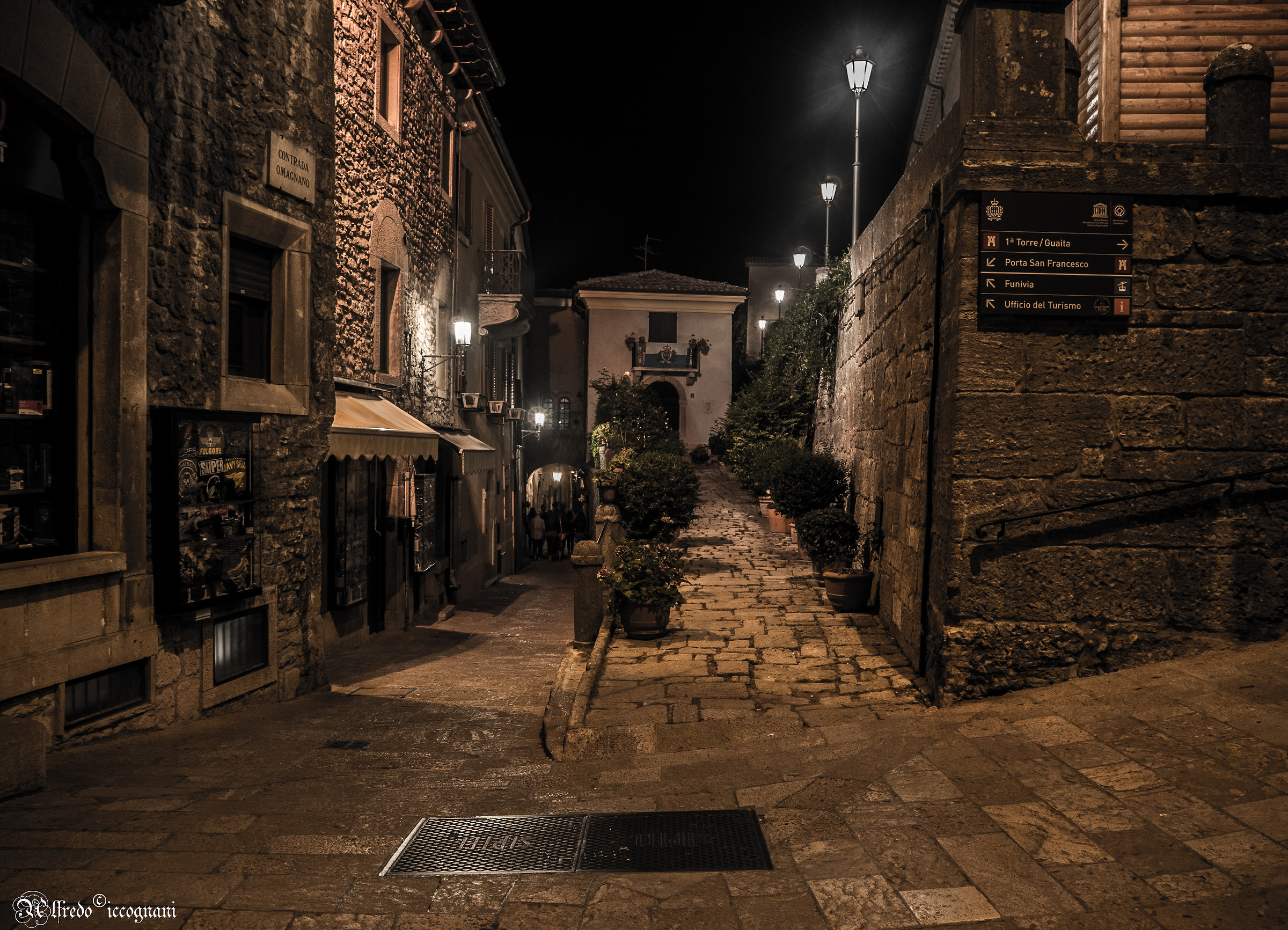 San Marino historic center