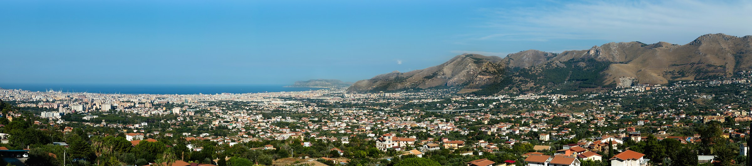 Palermo view from Monreale