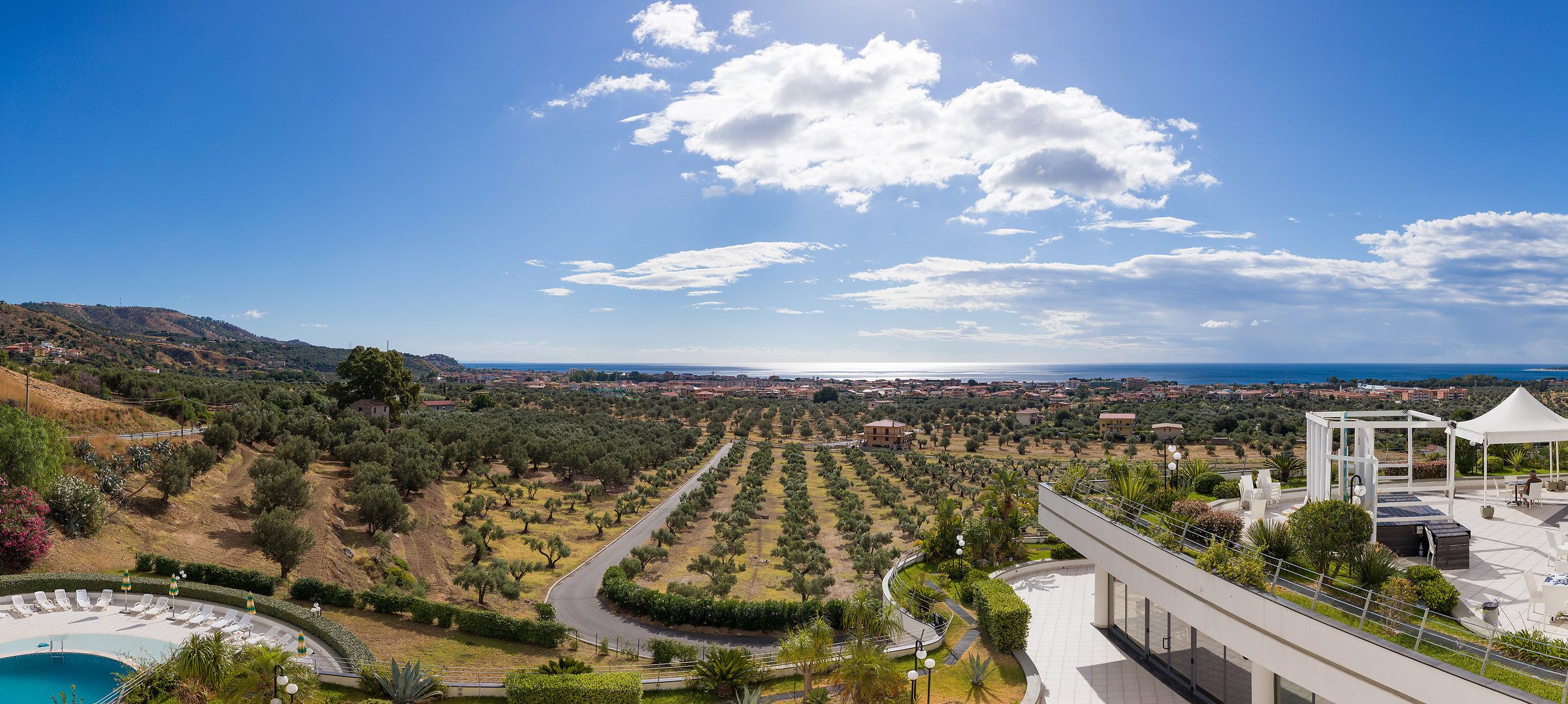Panorama dall'hotel Mirabeau di Soverato