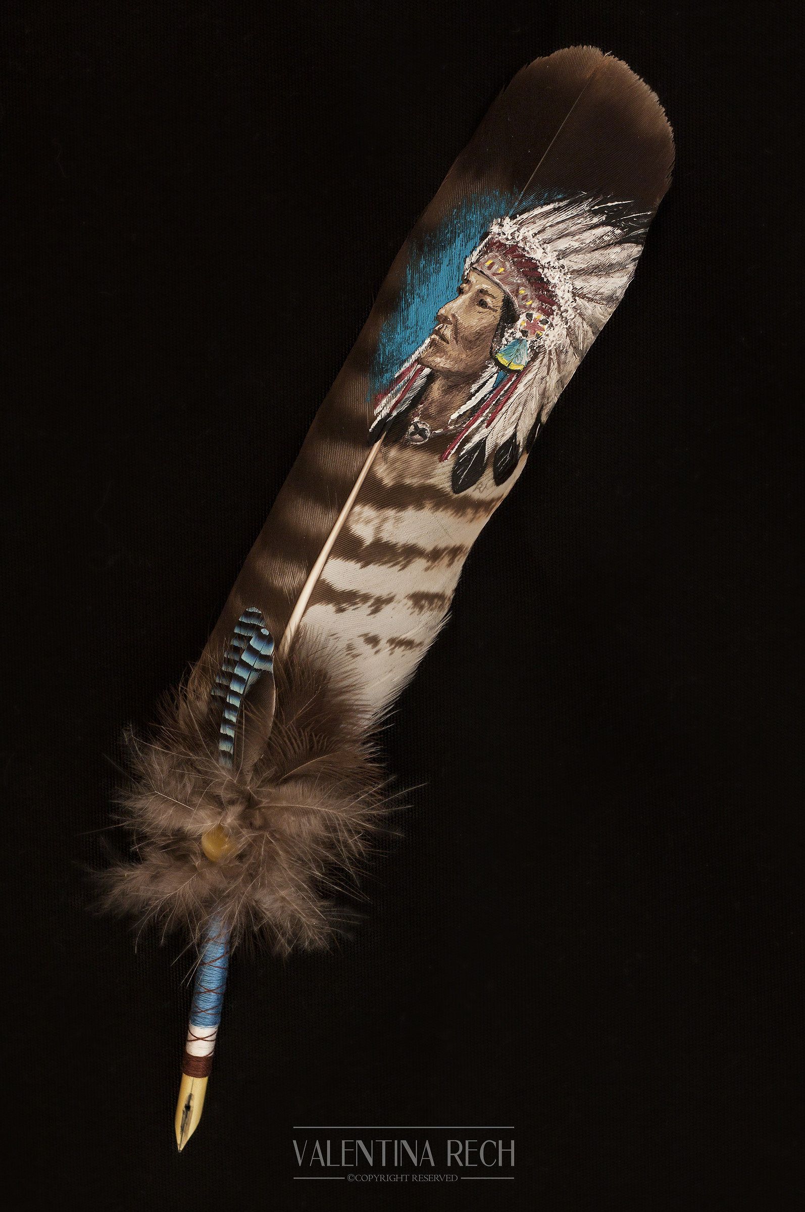 Pen 'Indian of america