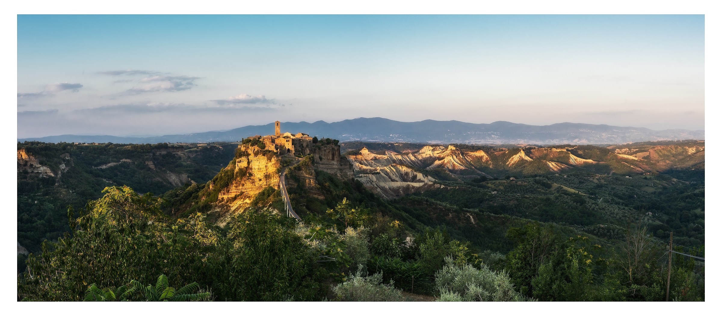Sunset in Civita di Bagnoregio