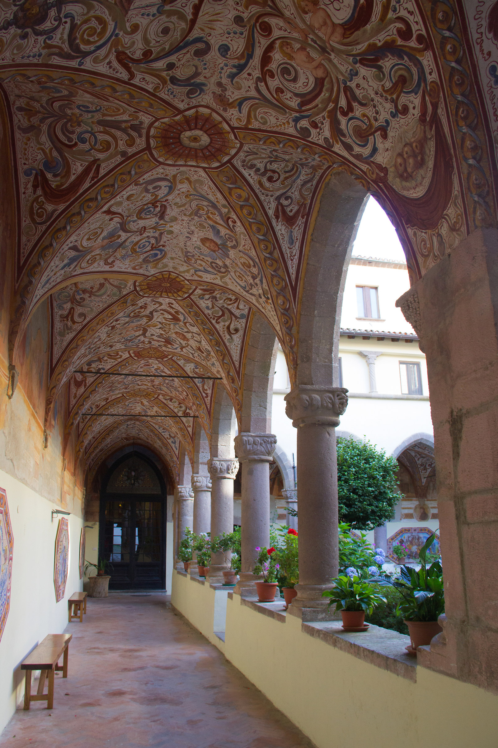 Cloister Roccamonfina sanctuary