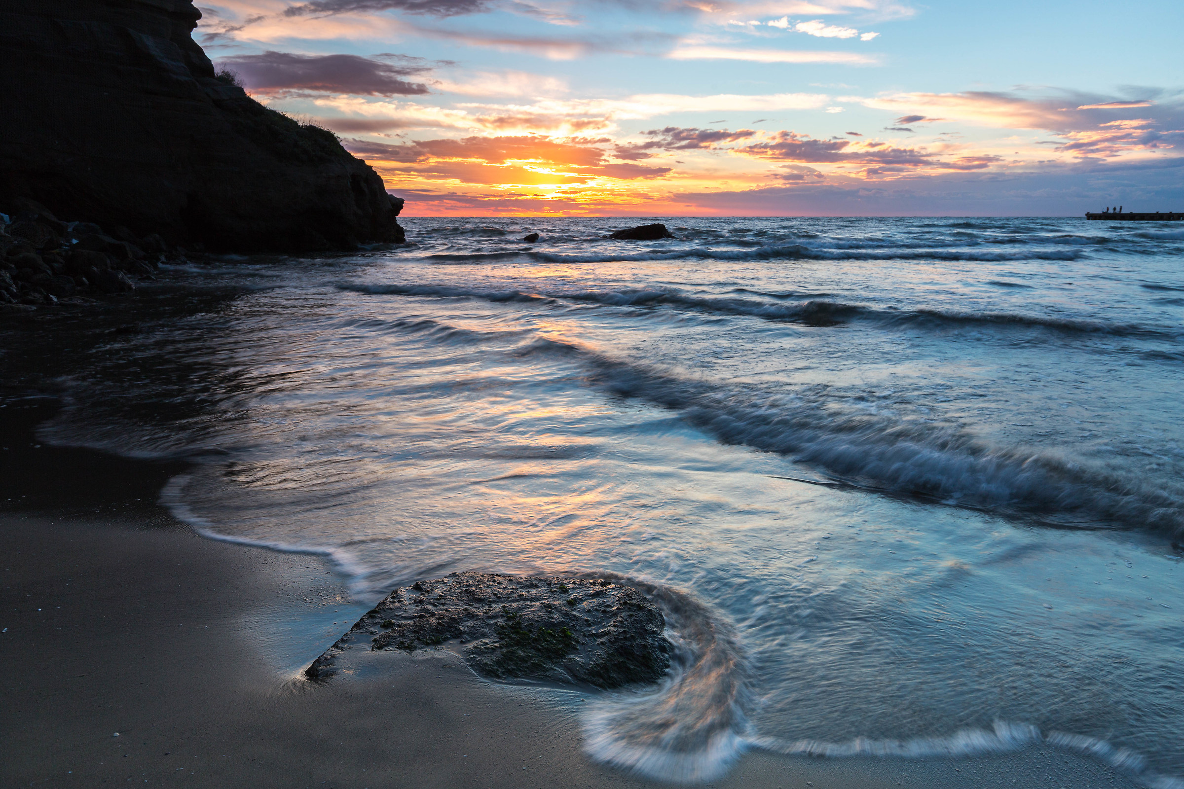 Tramonto a Torregaveta