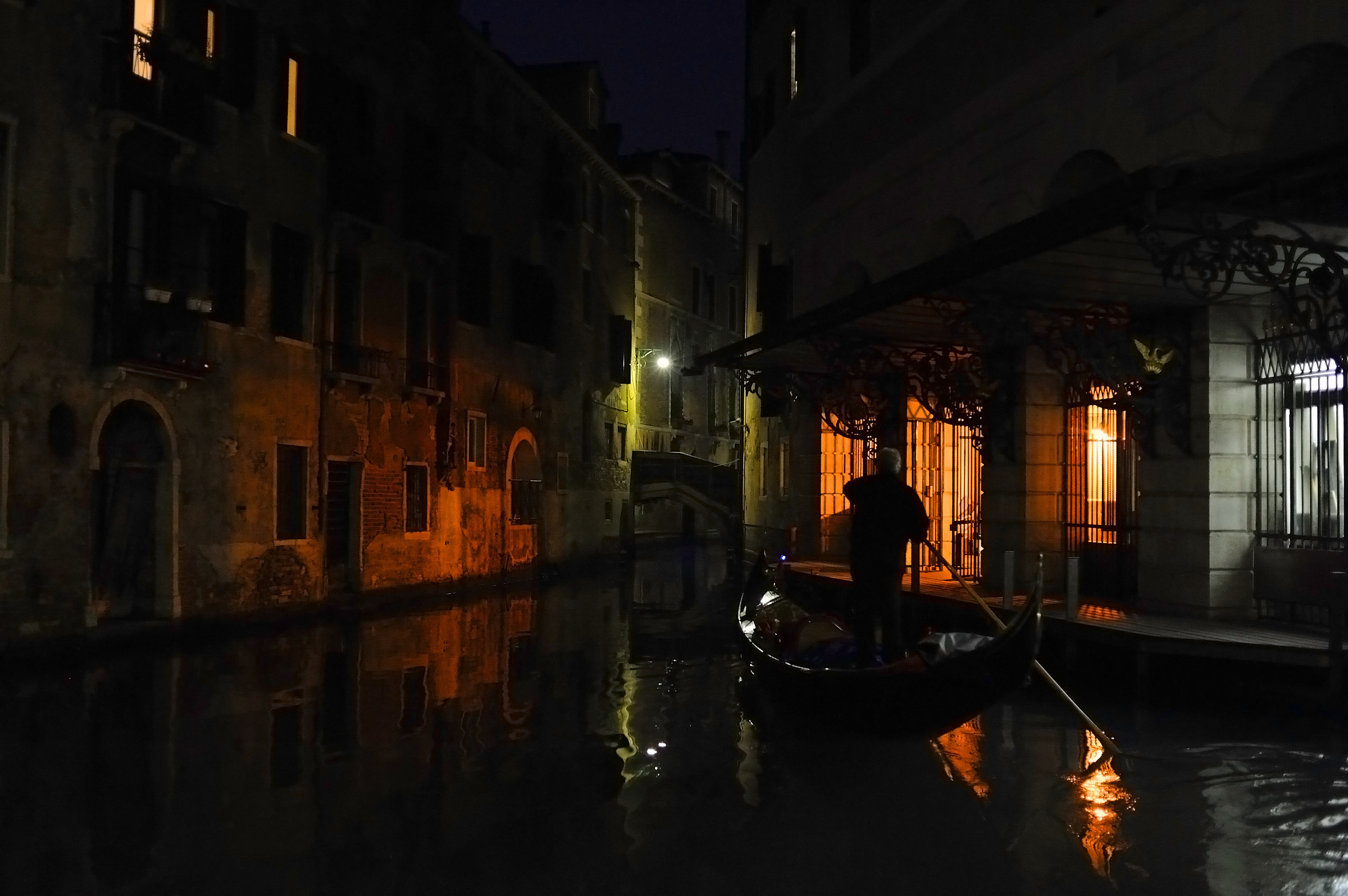 Gondoliere solitario.