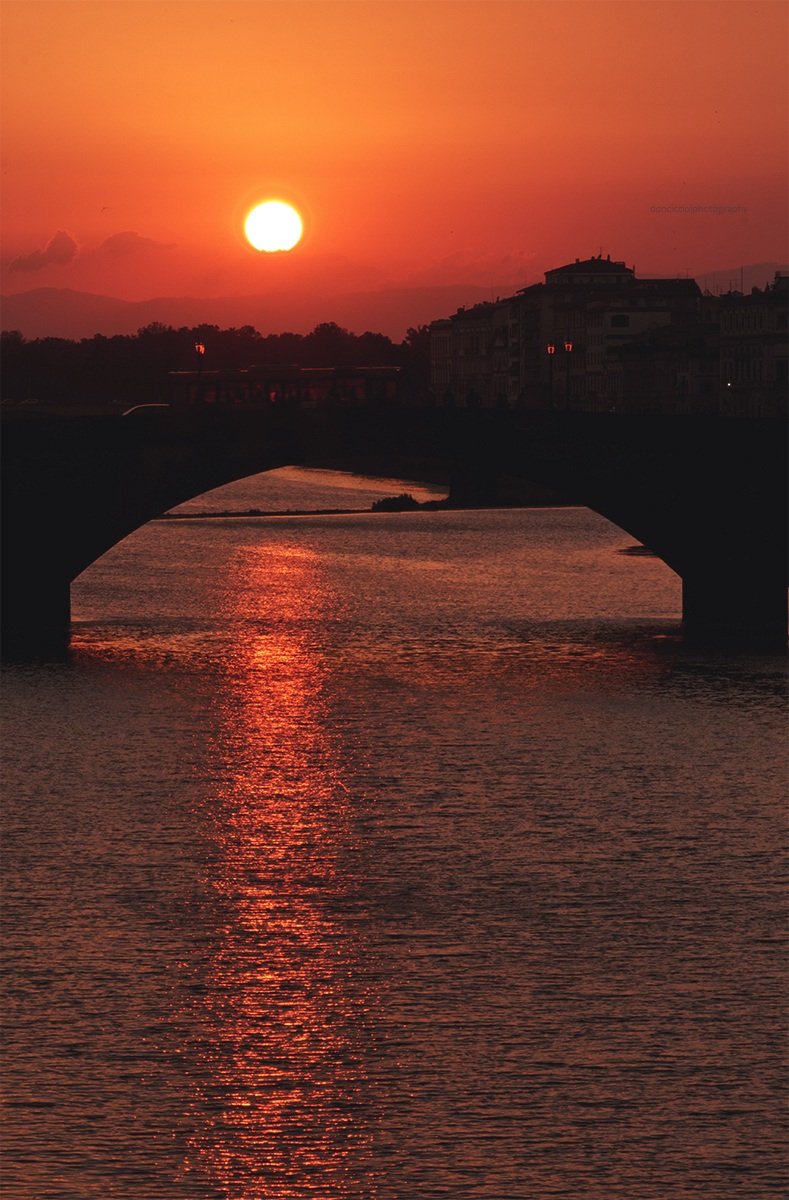 un tramonto fiorentino...