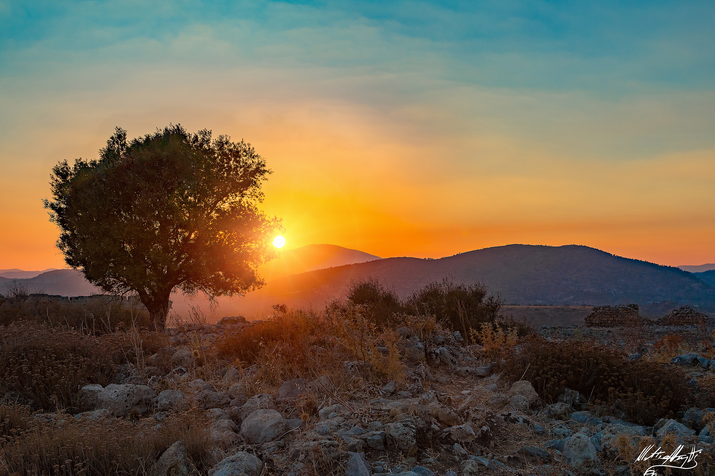 Le rovine del castello di Pheraklos