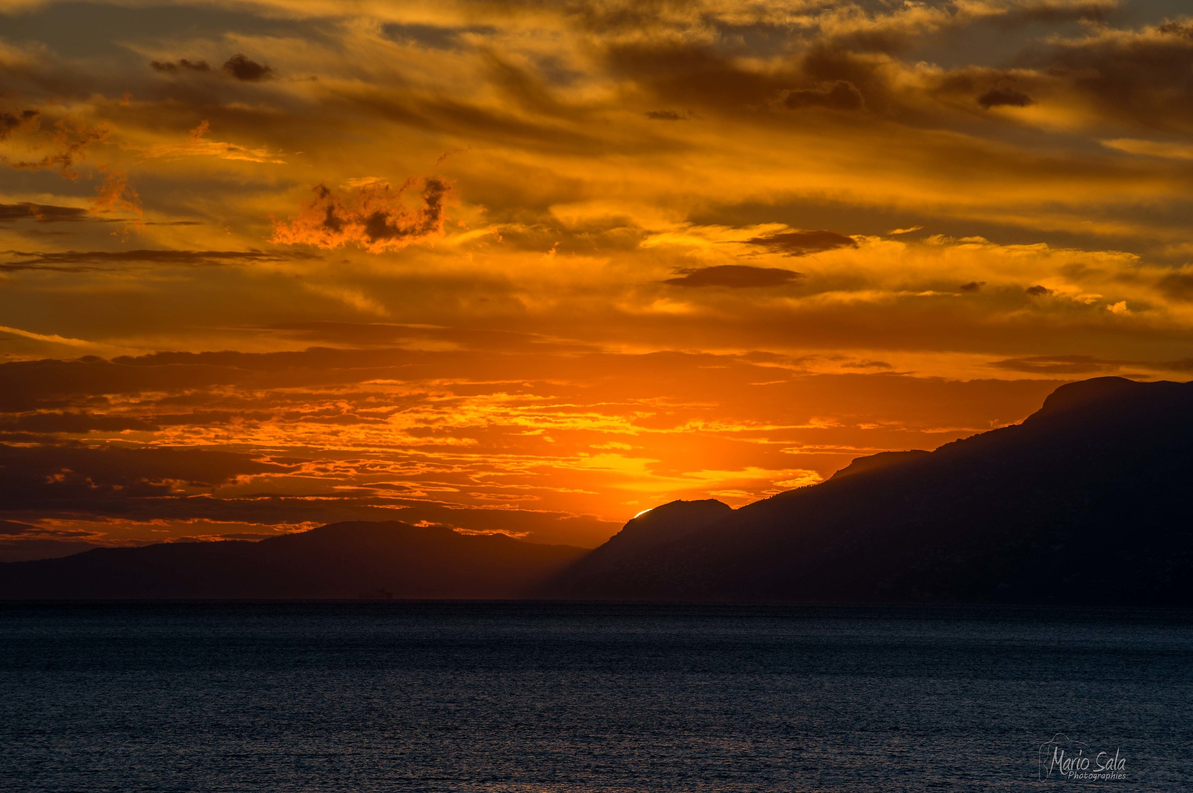 Sunset from "Cilento"