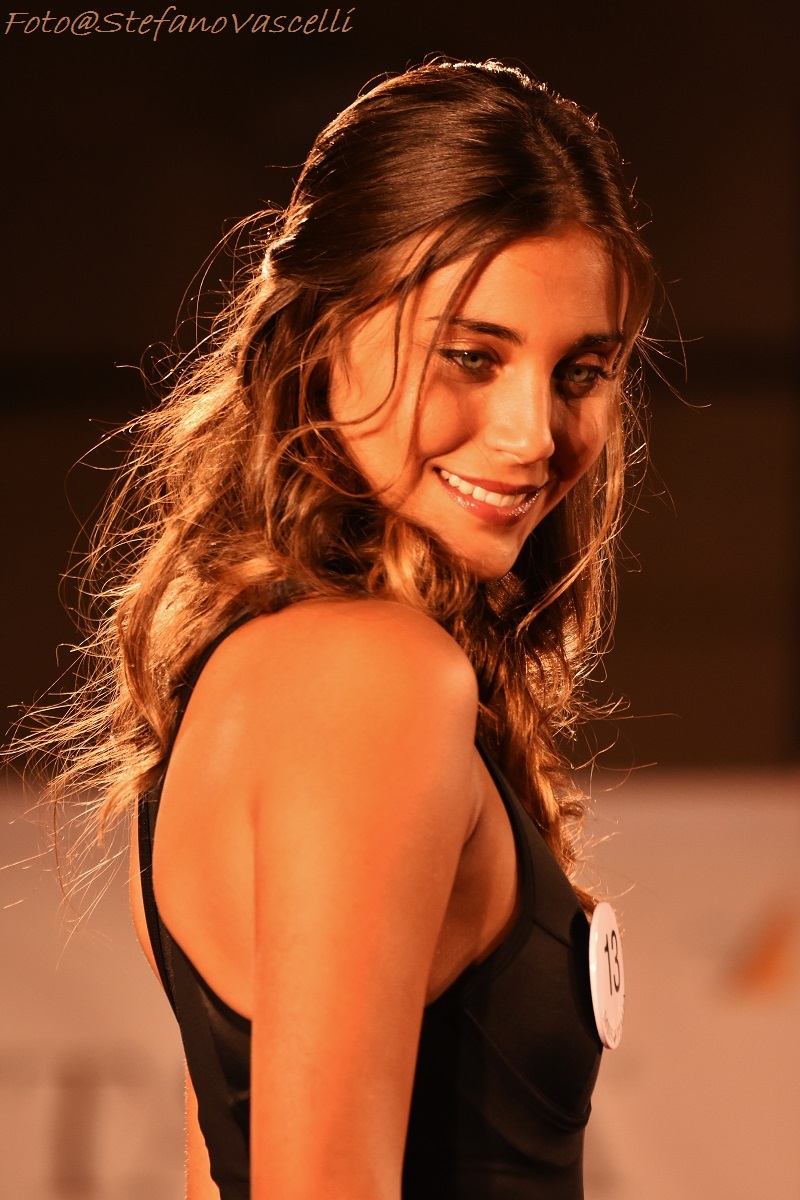 Rachele Risaliti alle selezioni di Miss Italia.