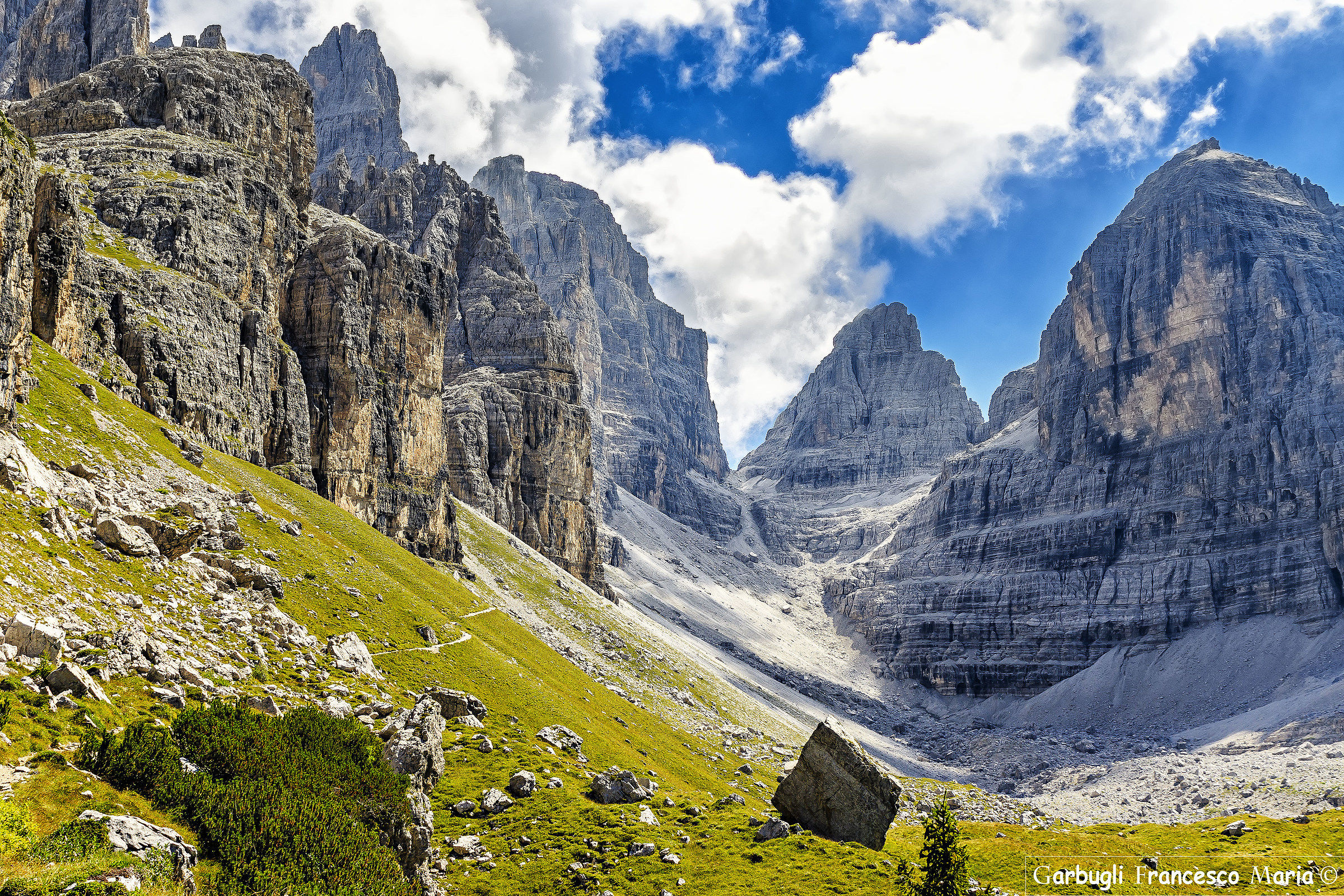 Verso la Bocchetta di Brenta.....