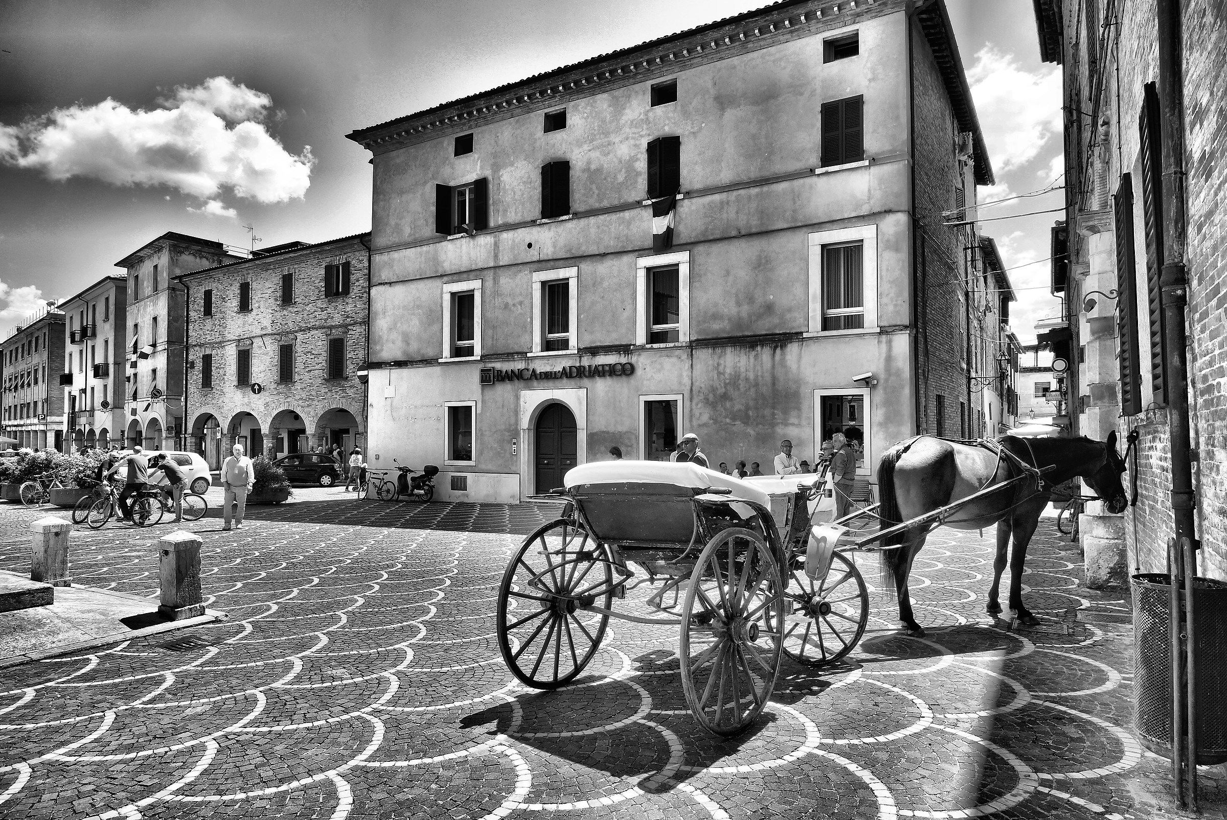 Parking in the square