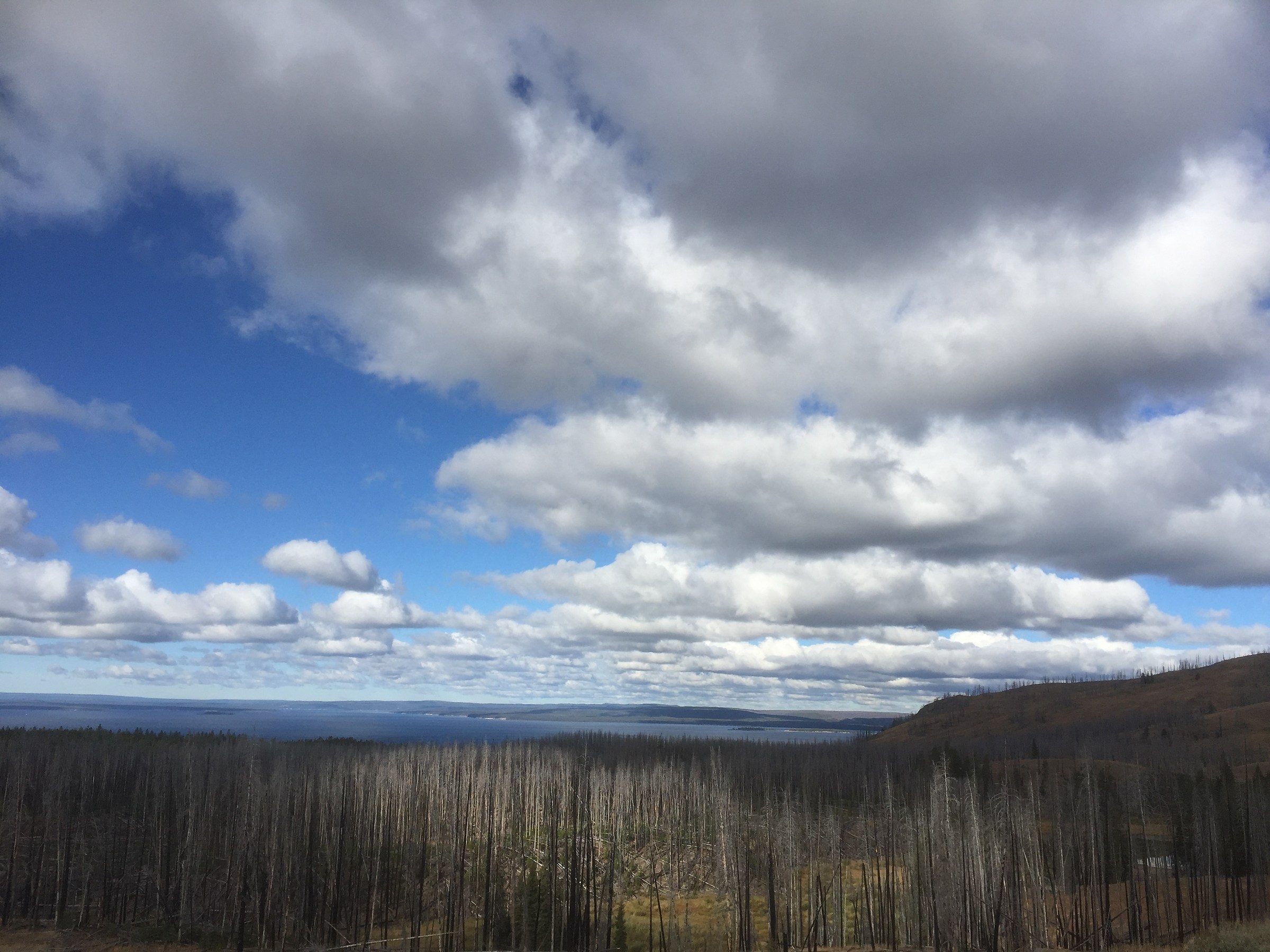 Nuvole sullo Yellowstone