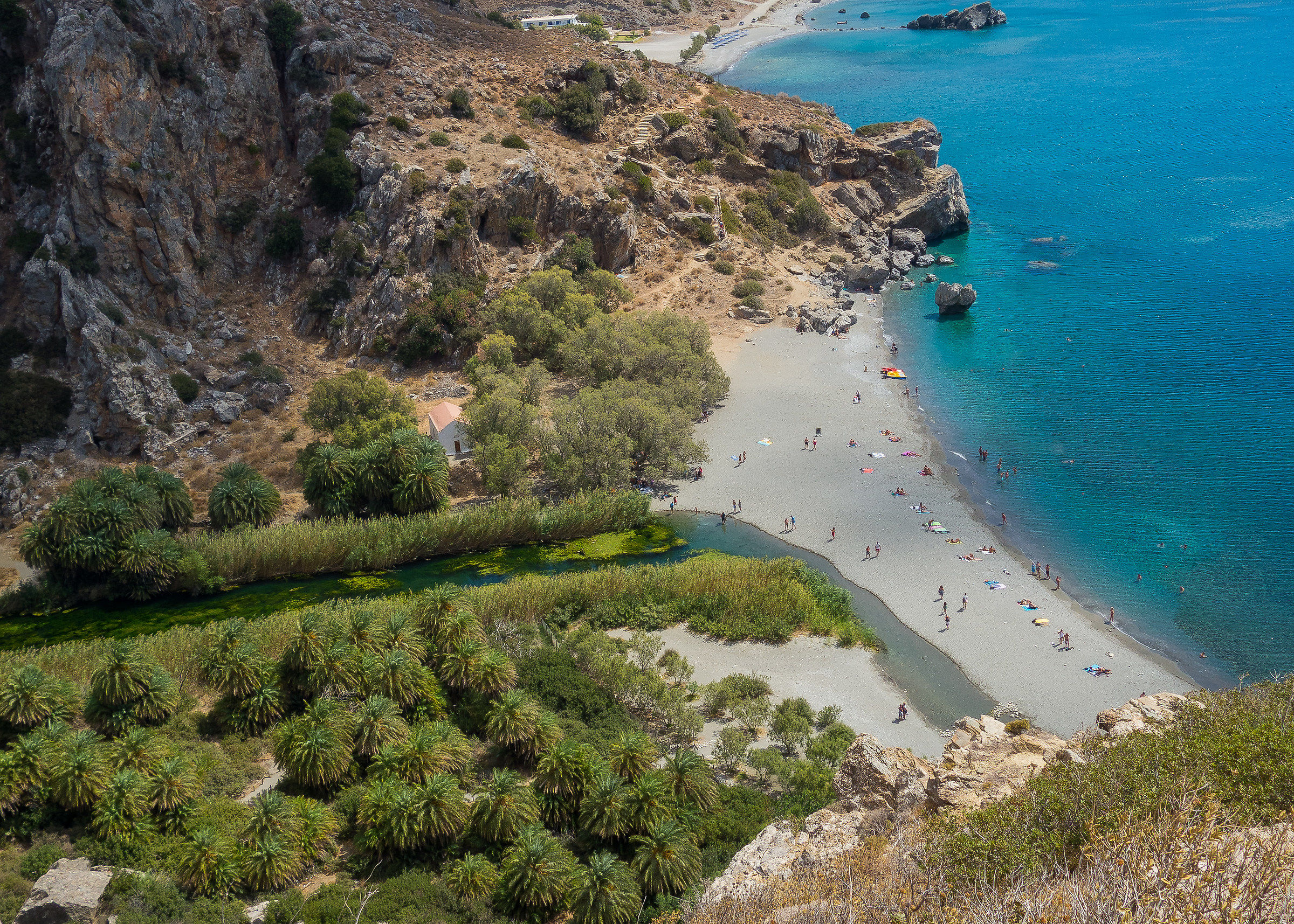 Preveli beach