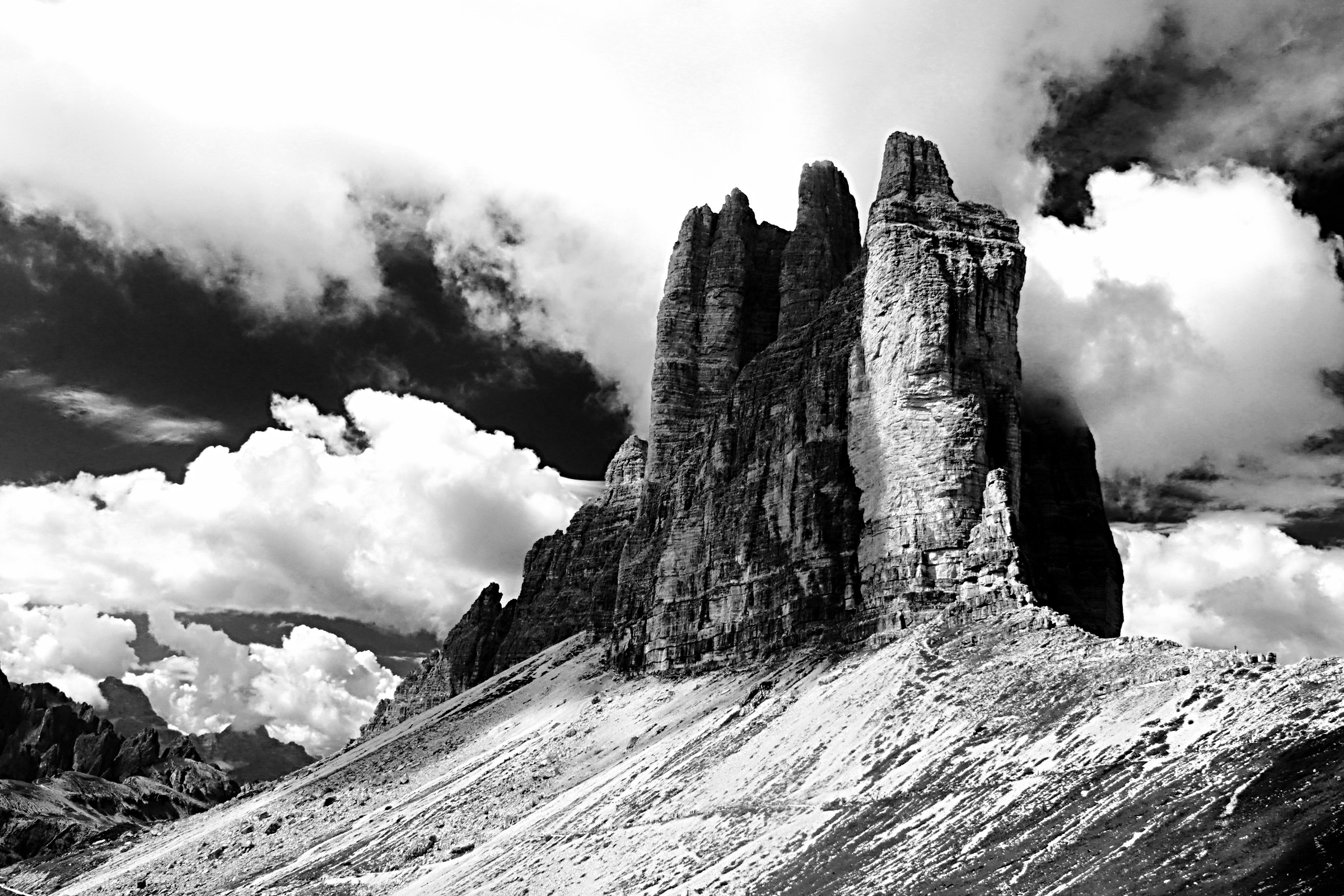 ... On the side of the Peaks