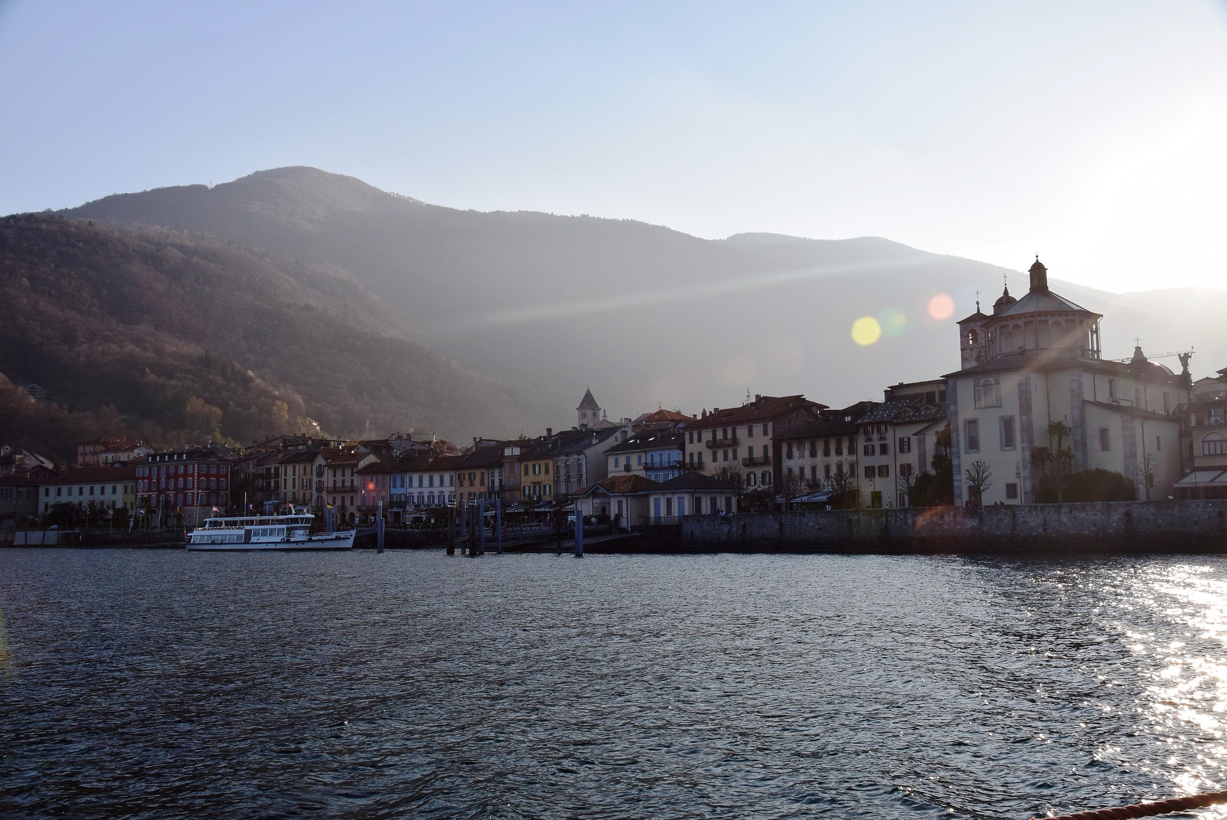 Cannobio al calar del sole