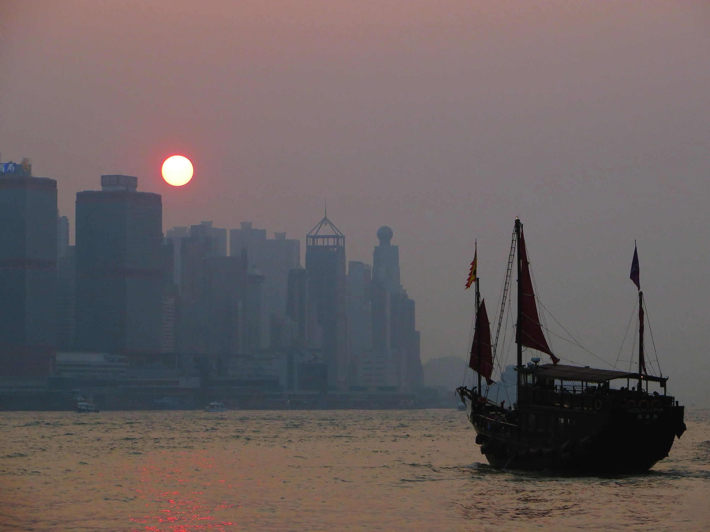 Victoria Harbour sunset