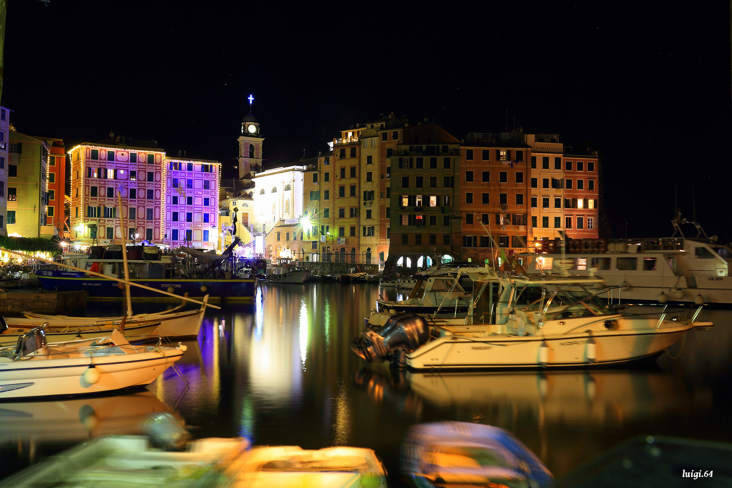 Camogli by night