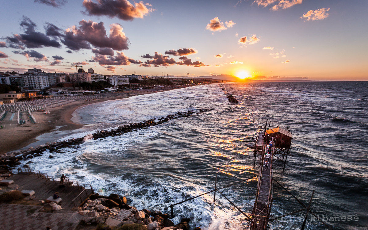 Tramonto su Trabocco. Termoli
