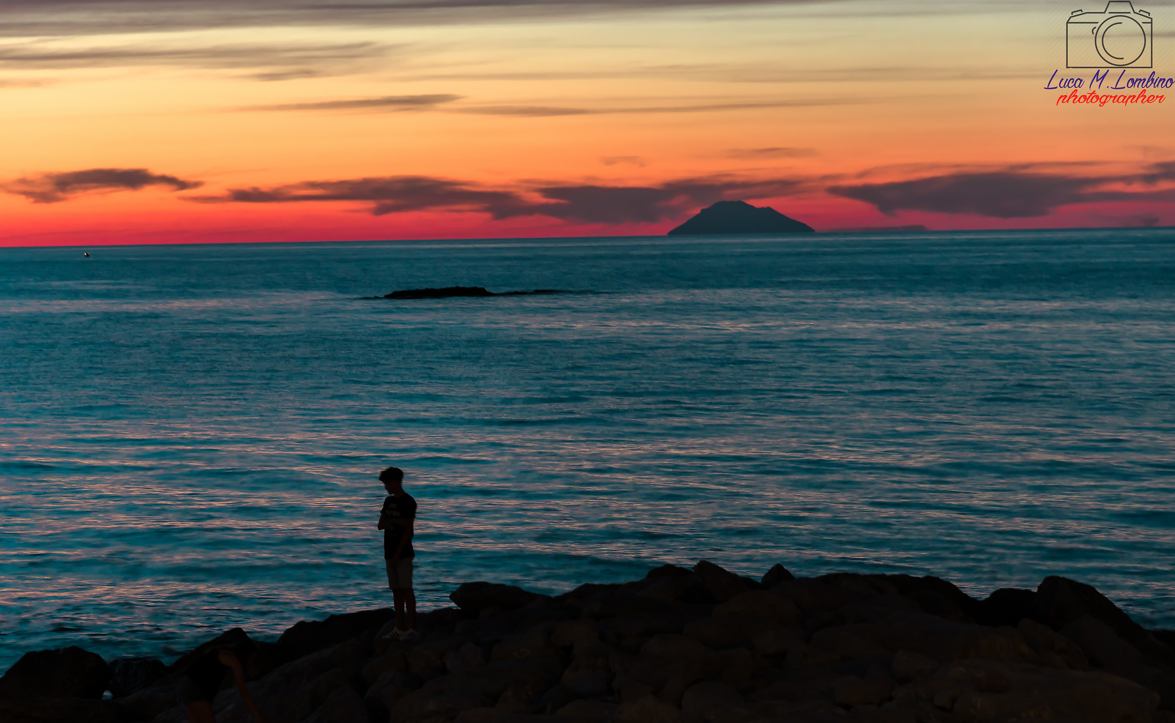 Sunset in Capo d'Orlando (Me)