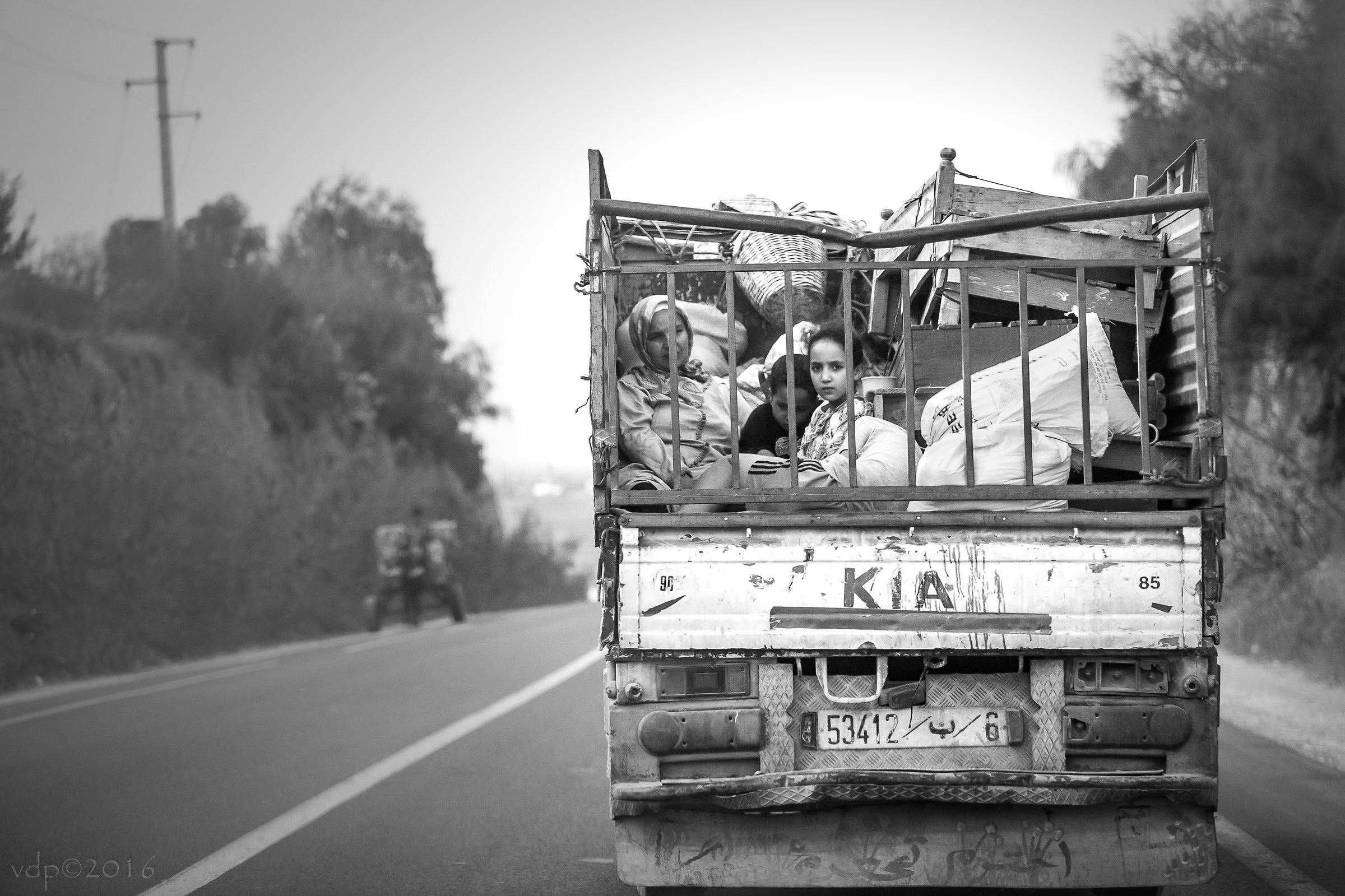Traveling on the roads of Morocco