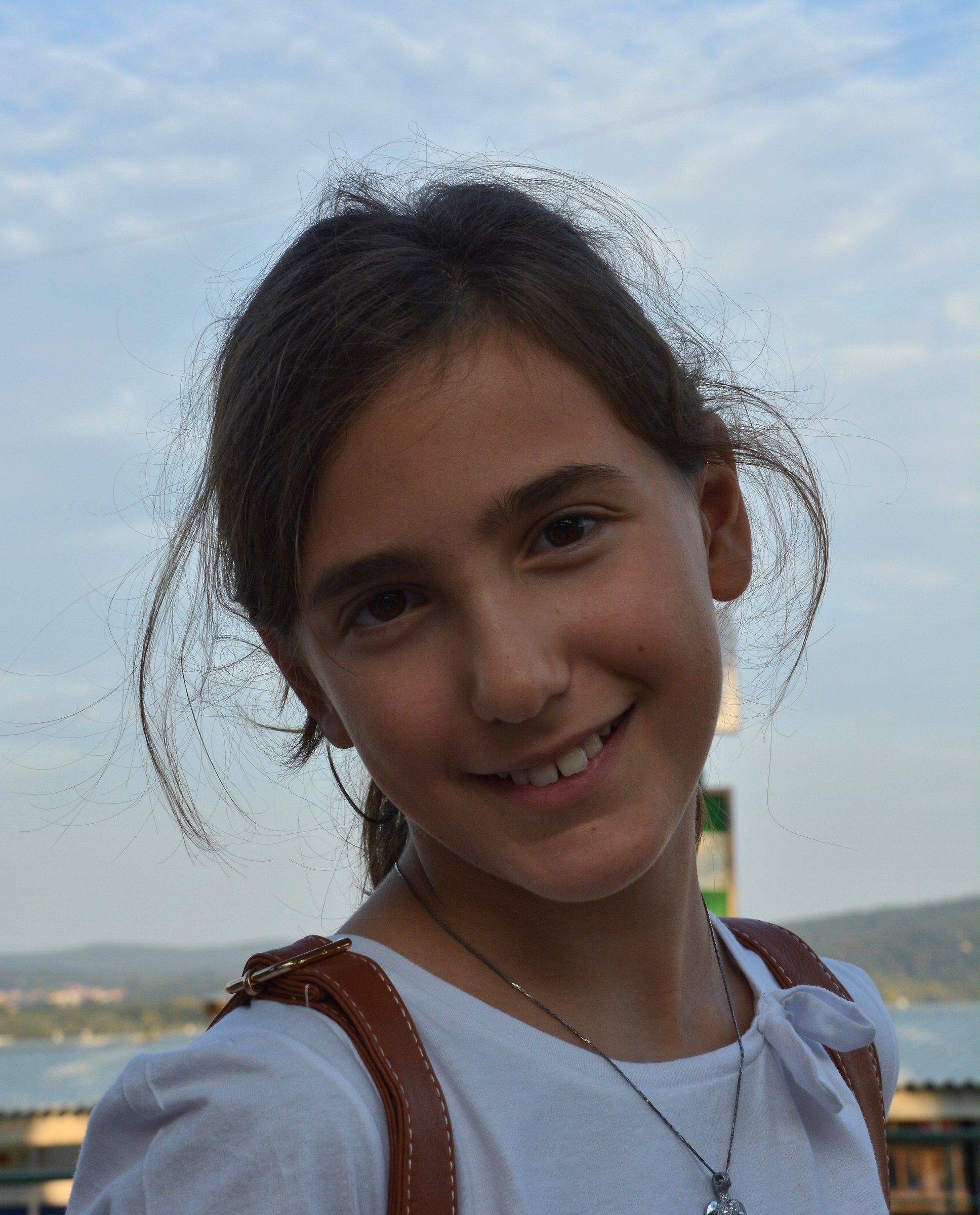 Elisa and her smile (my wonderful granddaughter)