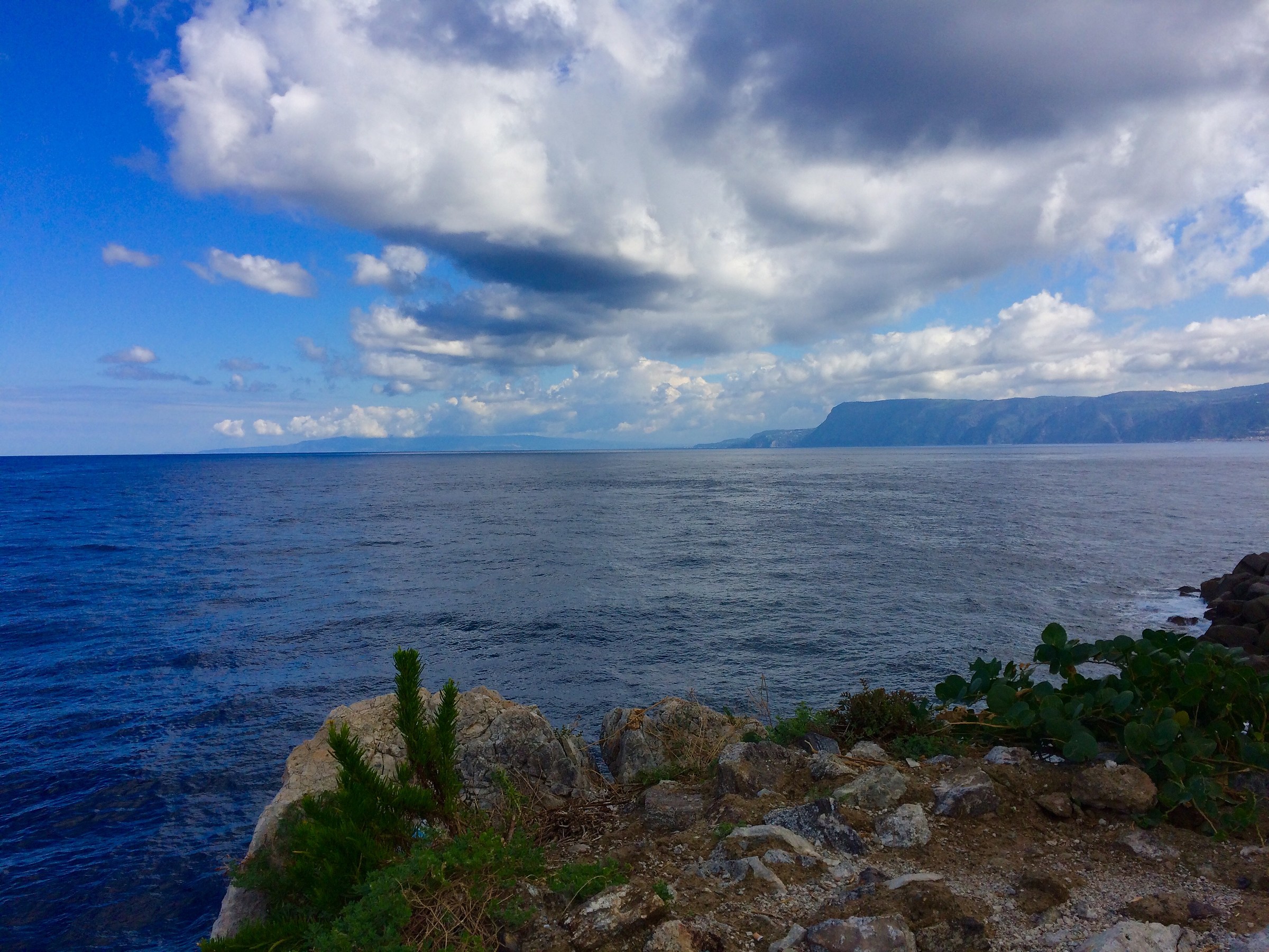 Horizons on the Calabrian coast