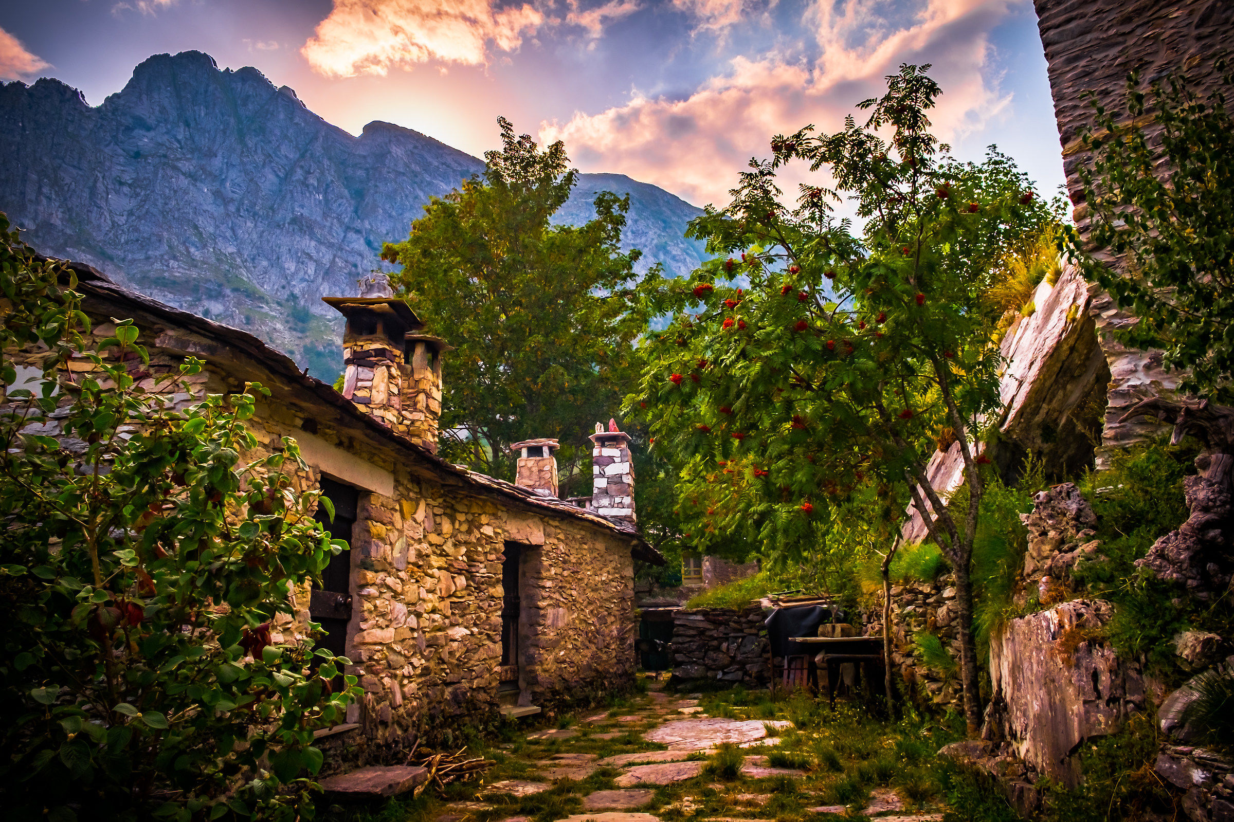 Scorcio sulle Apuane