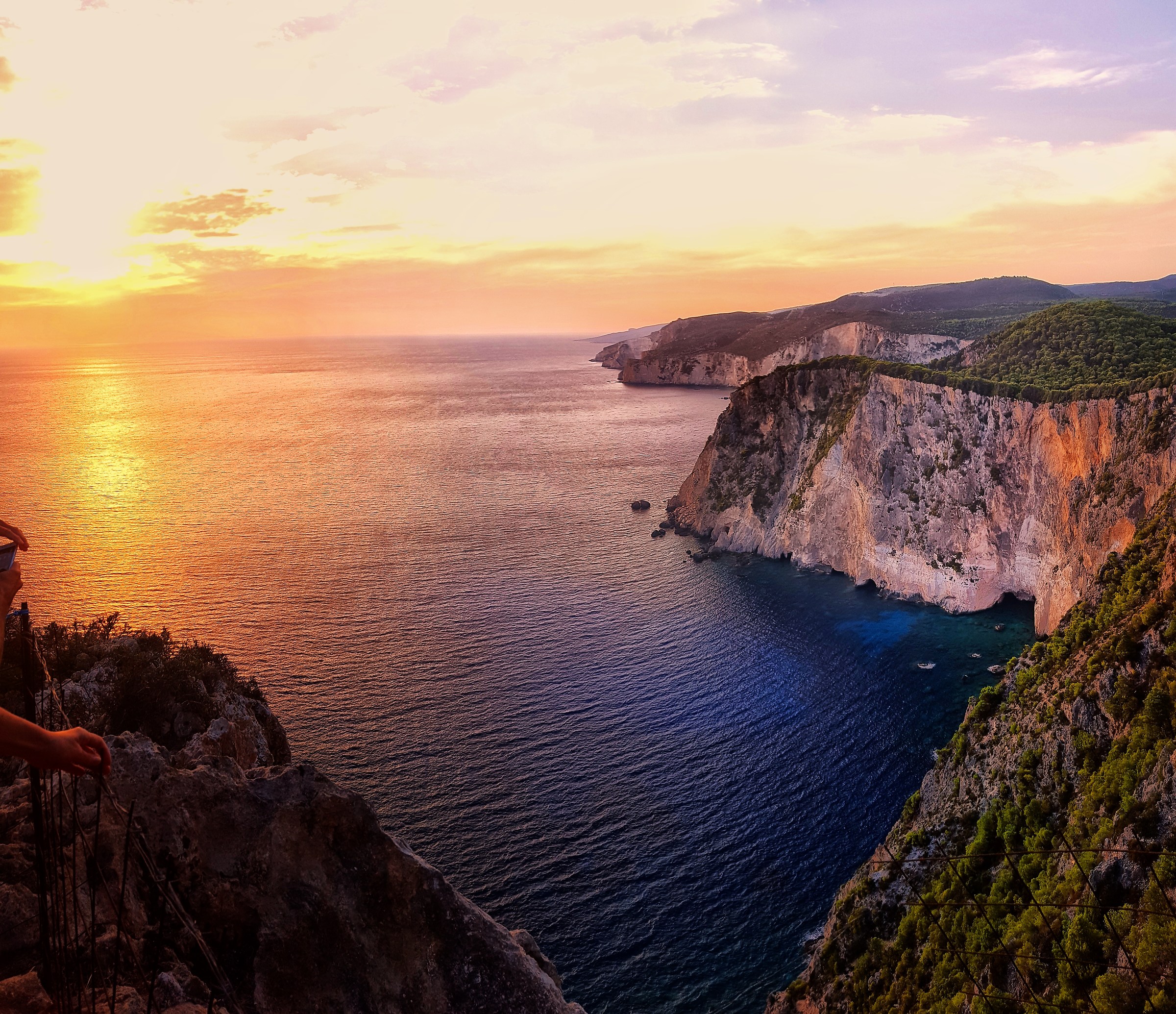 of Keri lighthouse sunset