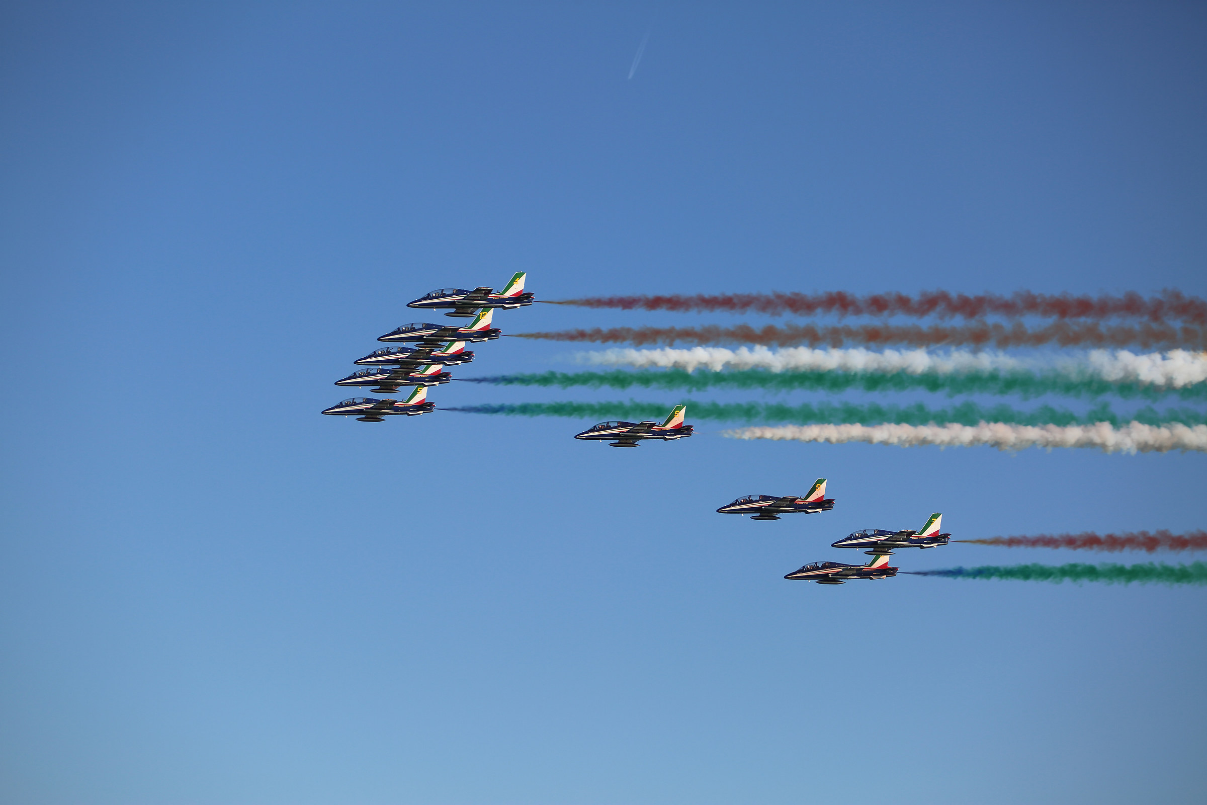 Aerobatic team Frecce Tricolori