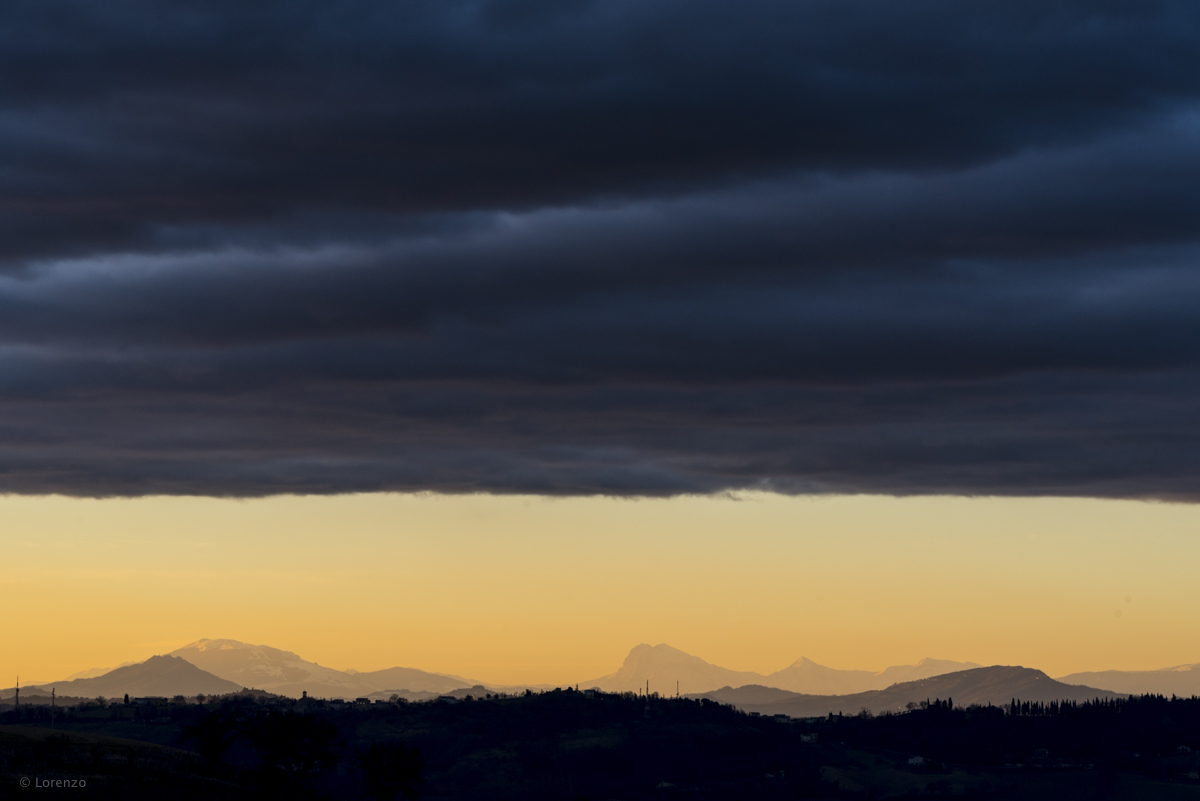 watching the Gran Sasso