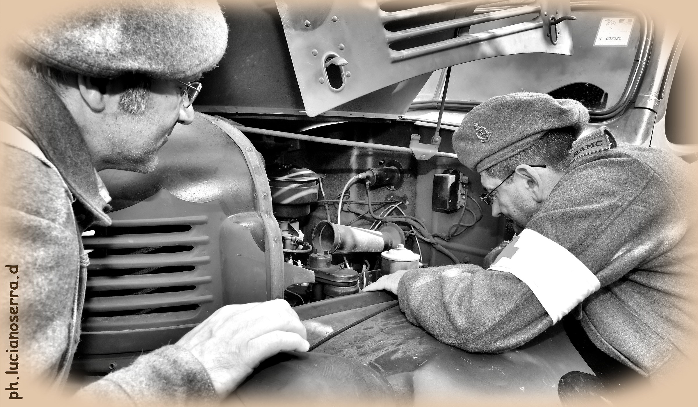 A controllatina before leaving ...