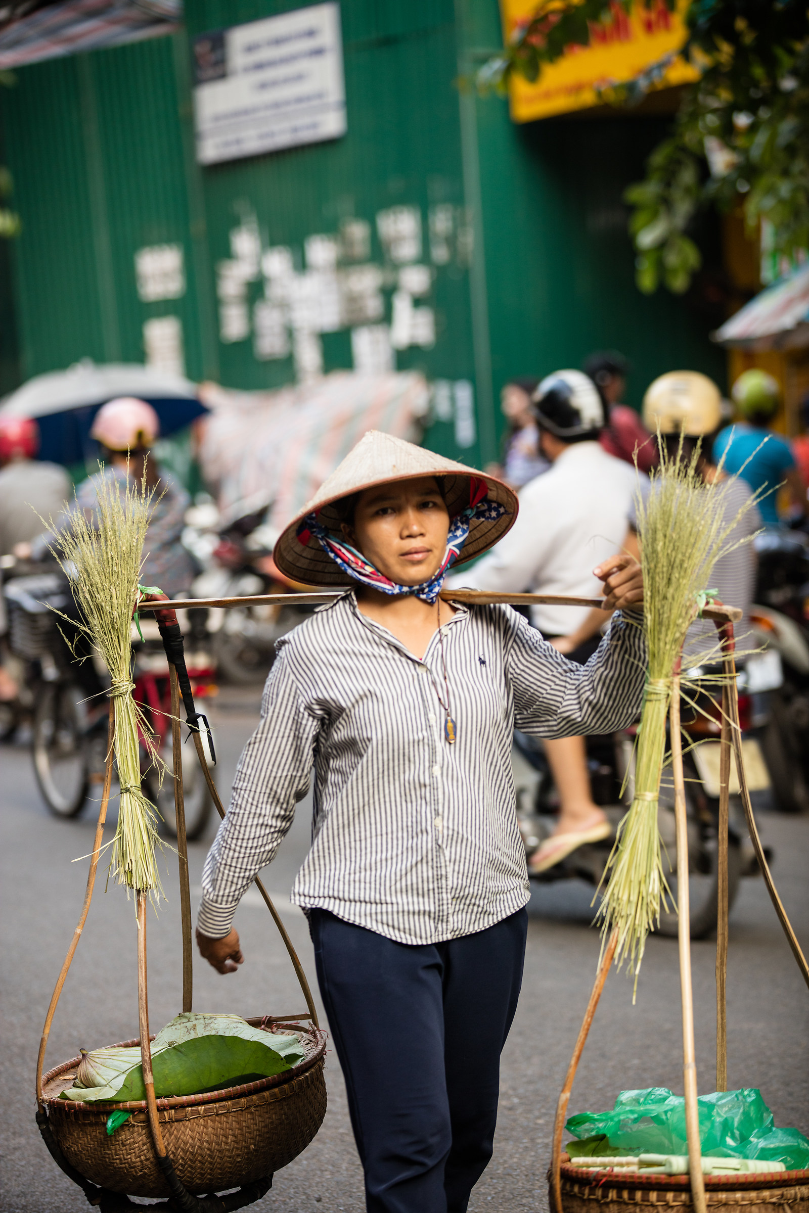 Typical transportation of goods here in Hanoi