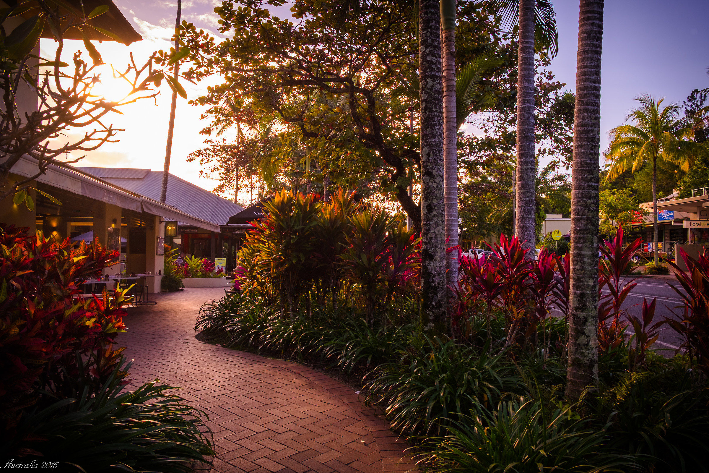 Having a walk in Port Douglas