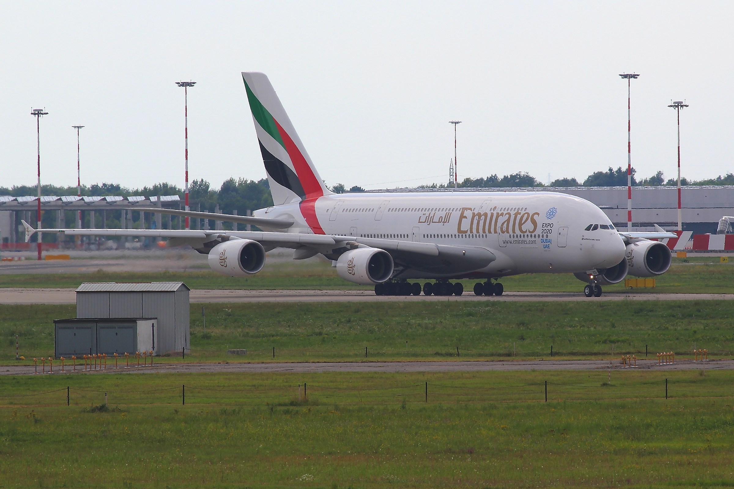 The giant taking off in Malpensa